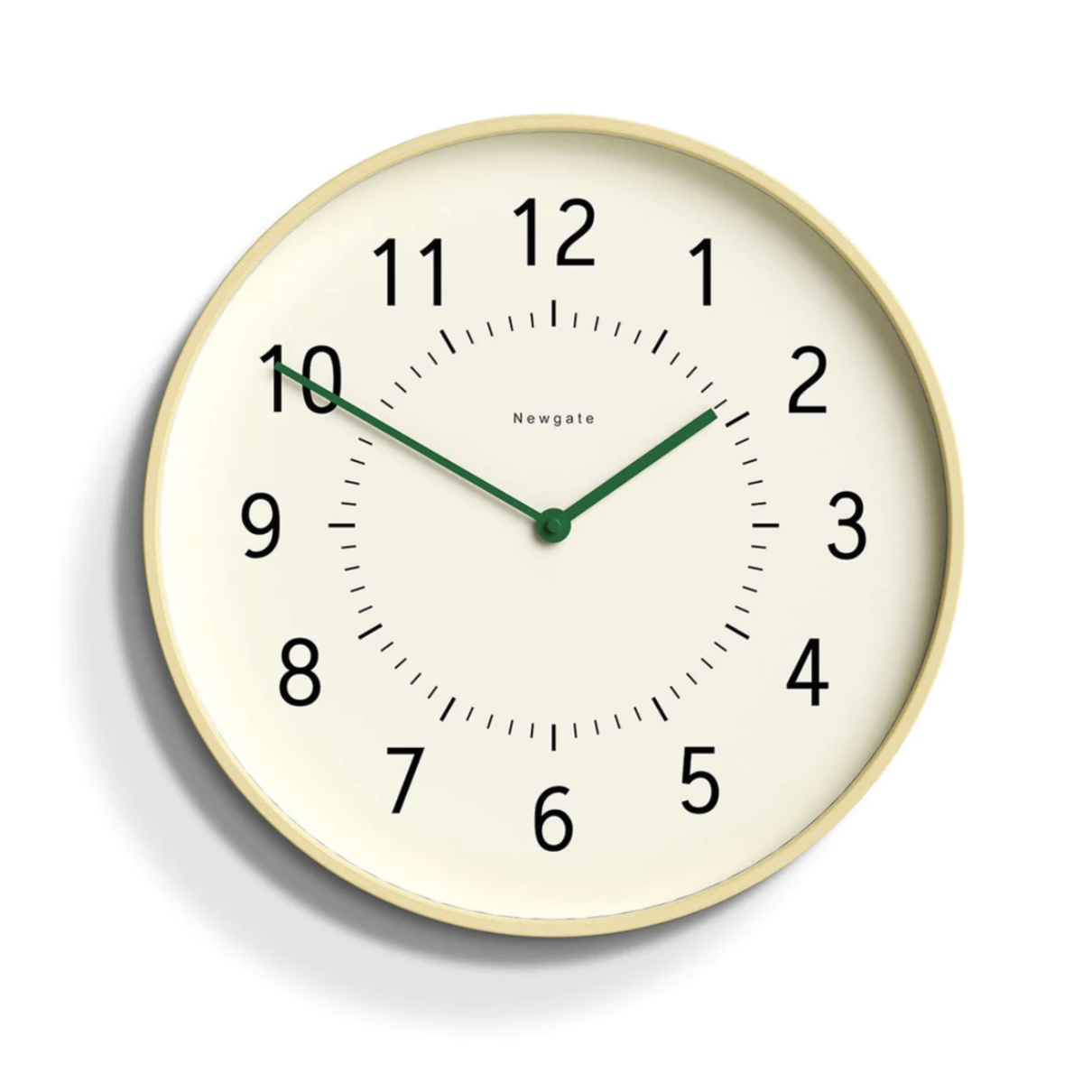 Newgate Monopoly Plywood Wall Clock With Green Hands-Home & Garden > Decor-PEROZ Accessories