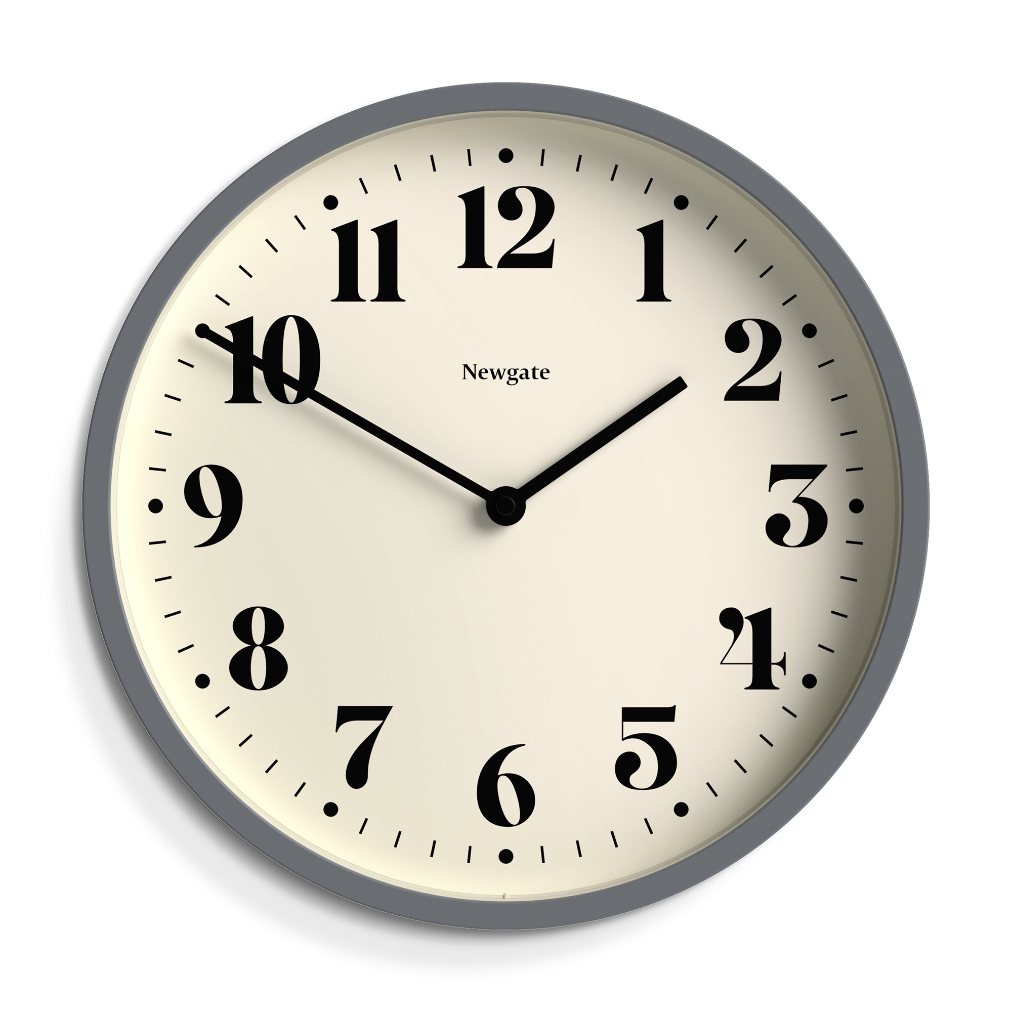 Newgate Number Four Wall Clock Matte French Navy-Home & Garden > Decor-PEROZ Accessories