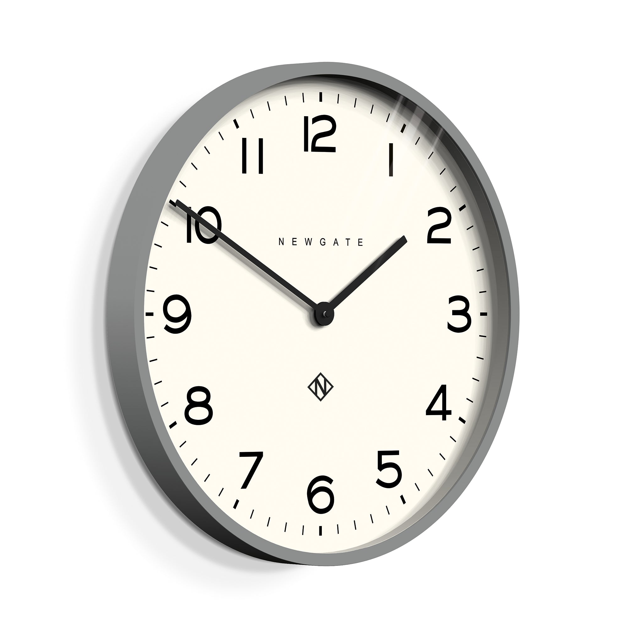 Newgate Number One Clock Echo Posh Grey-Home & Garden > Decor-PEROZ Accessories