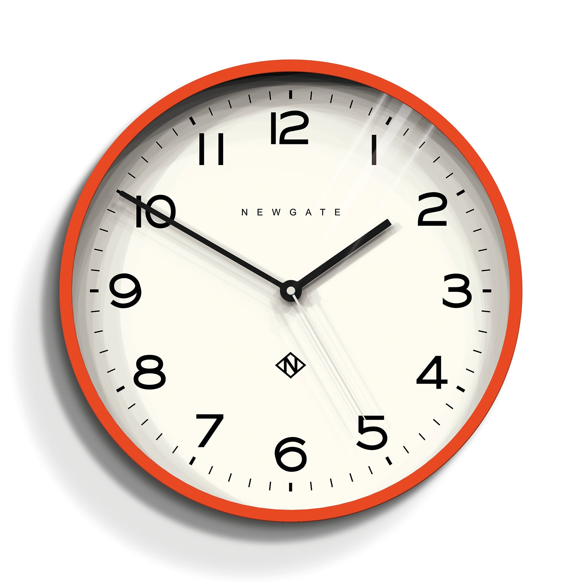 Newgate Number Three Echo Clock Silicone Orange-Home & Garden > Decor-PEROZ Accessories