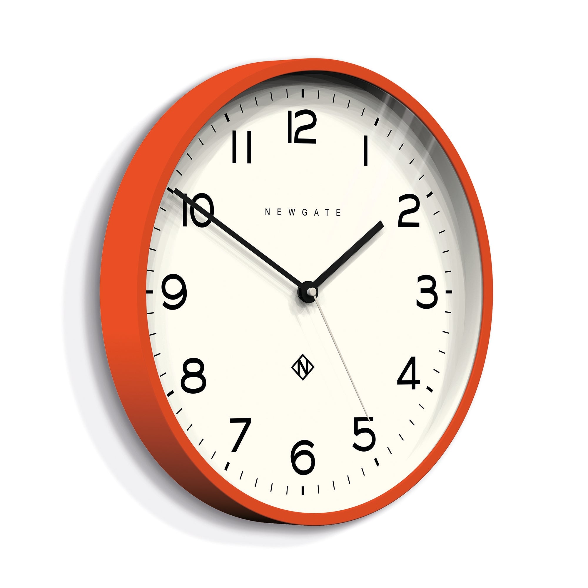 Newgate Number Three Echo Clock Silicone Orange-Home & Garden > Decor-PEROZ Accessories