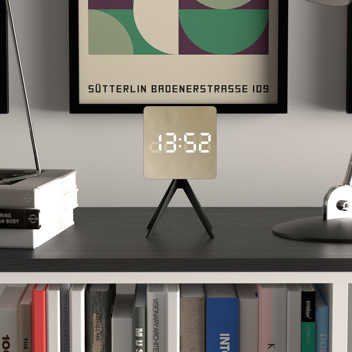 Newgate Space Hotel Droid Led Alarm Clock Black-Home & Garden > Decor-PEROZ Accessories