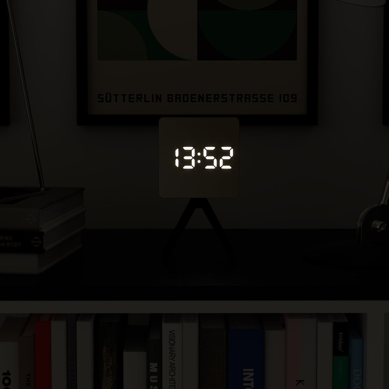 Newgate Space Hotel Droid Led Alarm Clock Black-Home & Garden > Decor-PEROZ Accessories