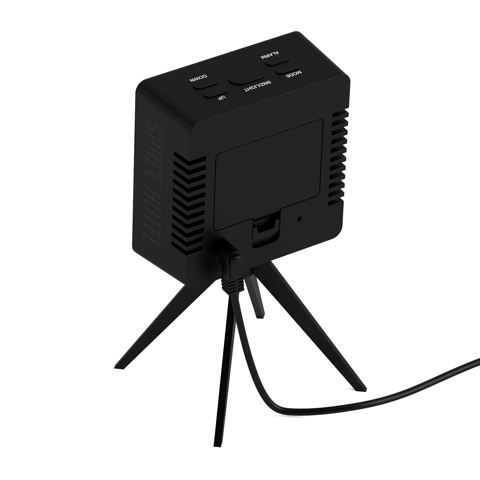 Newgate Space Hotel Droid Led Alarm Clock Black-Home & Garden > Decor-PEROZ Accessories