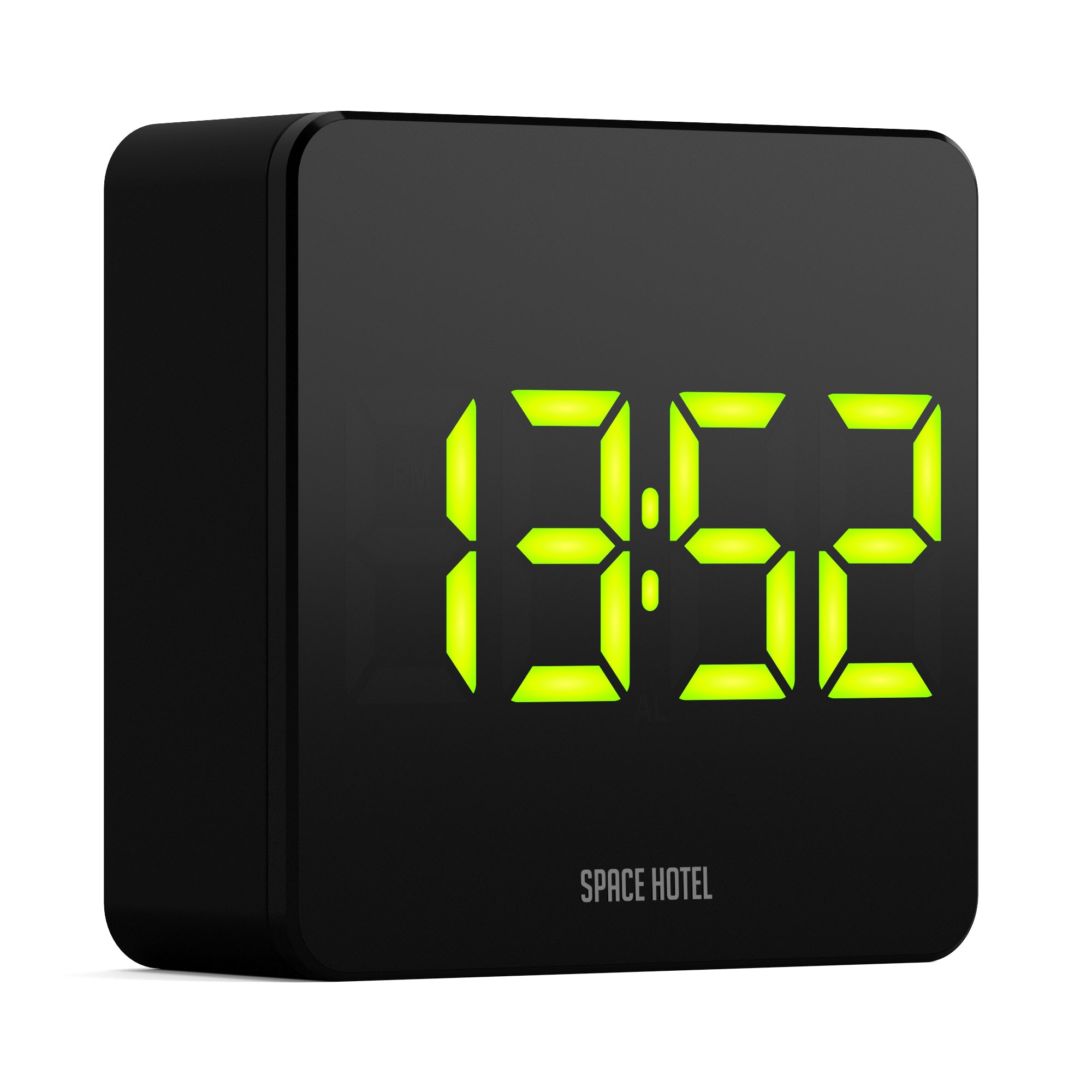 Newgate Space Hotel Orbatron Alarm Clock Black Case - Black Lens - Green Led-Home & Garden > Decor-PEROZ Accessories