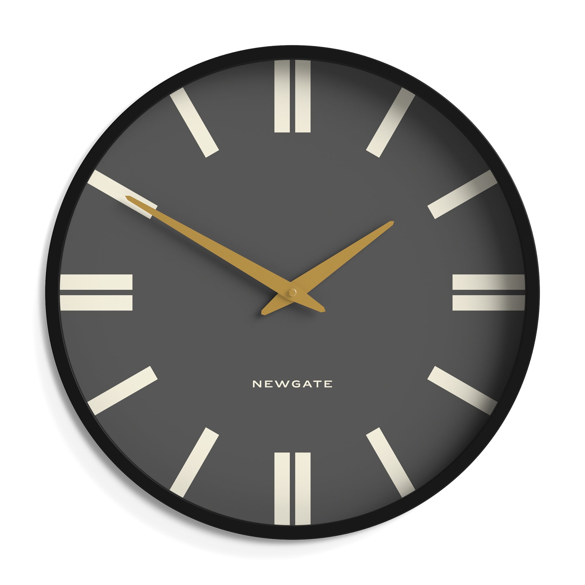 Newgate Universal Wall Clock Plaza Dial Black-Home & Garden > Decor-PEROZ Accessories