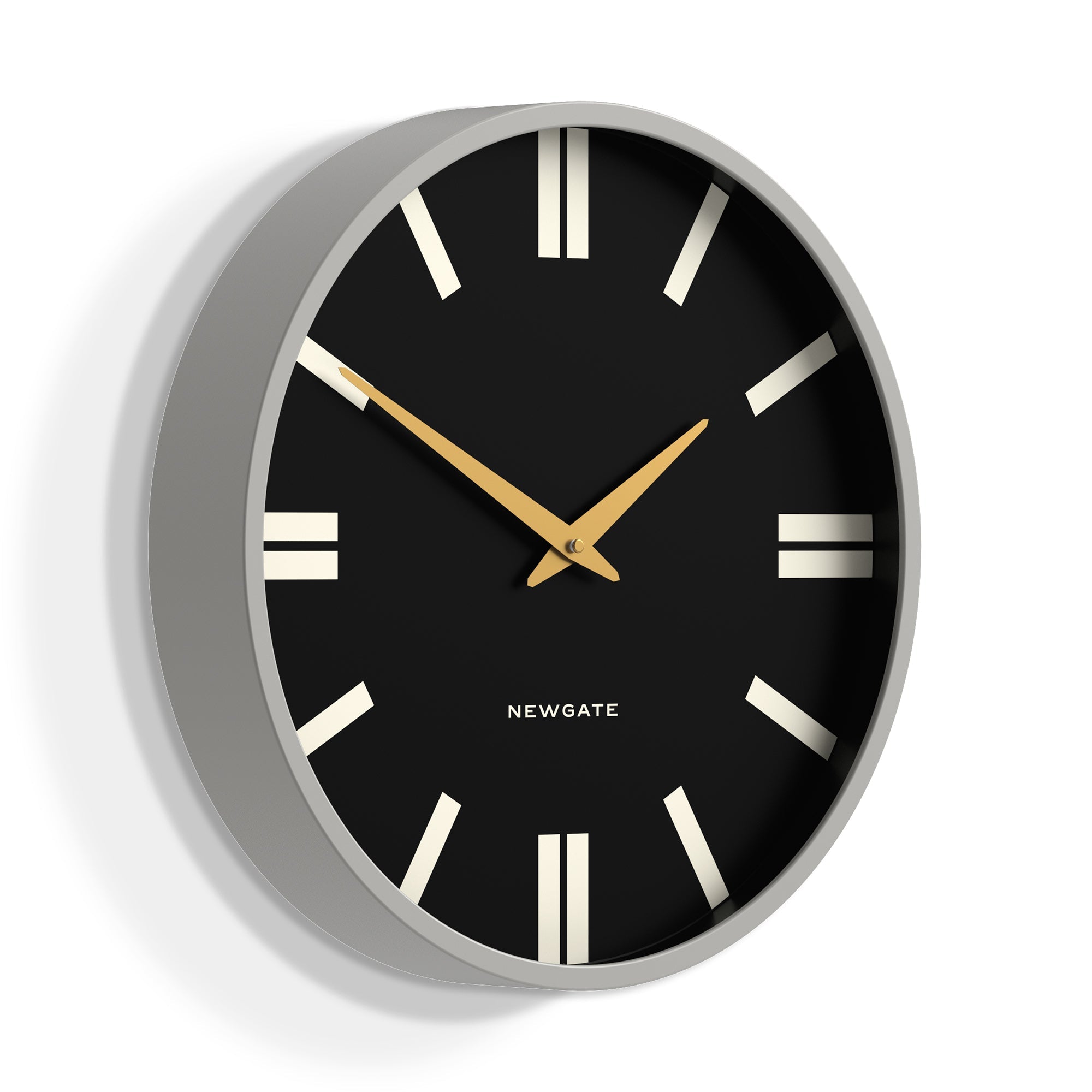 Newgate Universal Wall Clock Plaza Dial Grey-Home & Garden > Decor-PEROZ Accessories