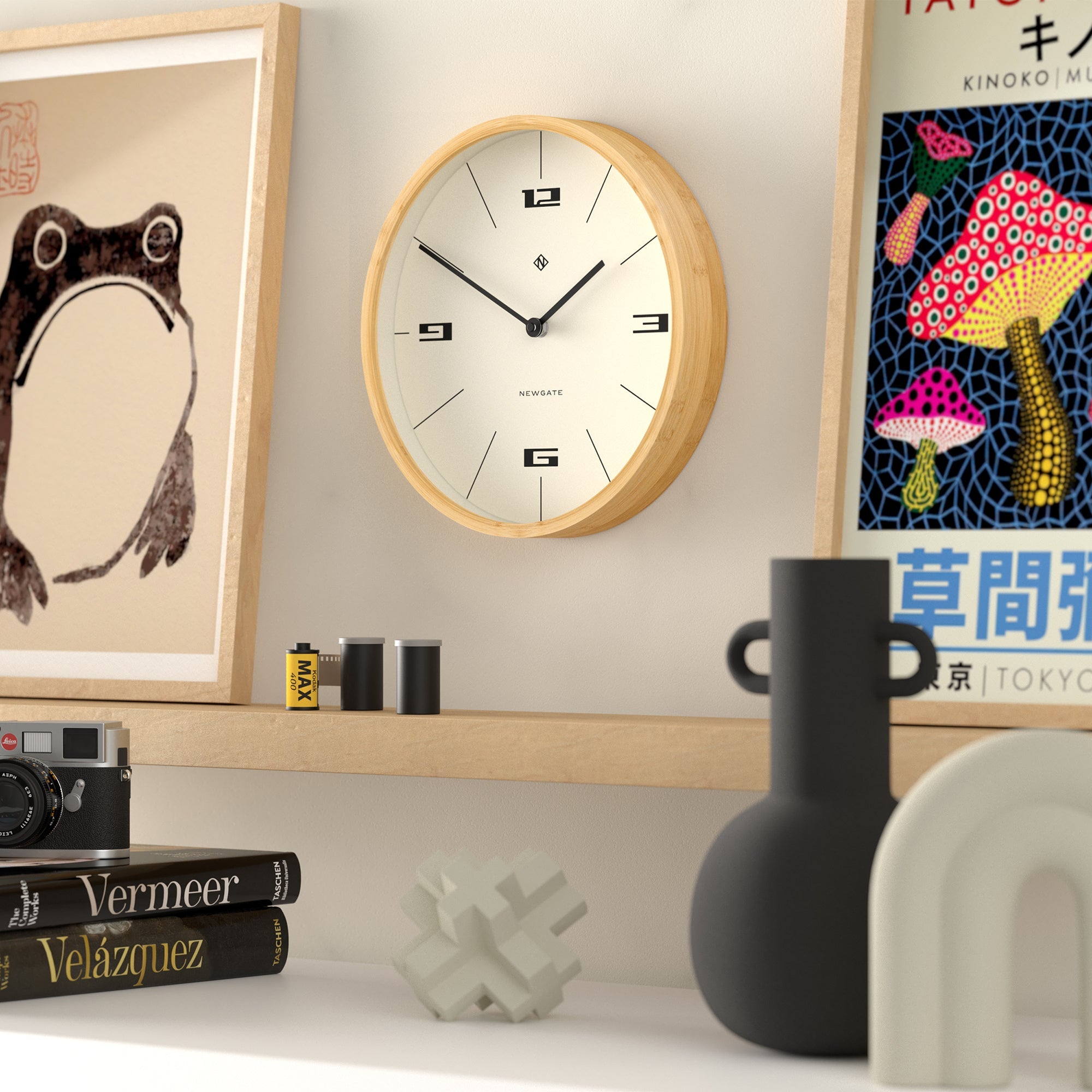 Newgate Bali Wall Clock - Hovercraft Dial-Home & Garden > Decor-PEROZ Accessories