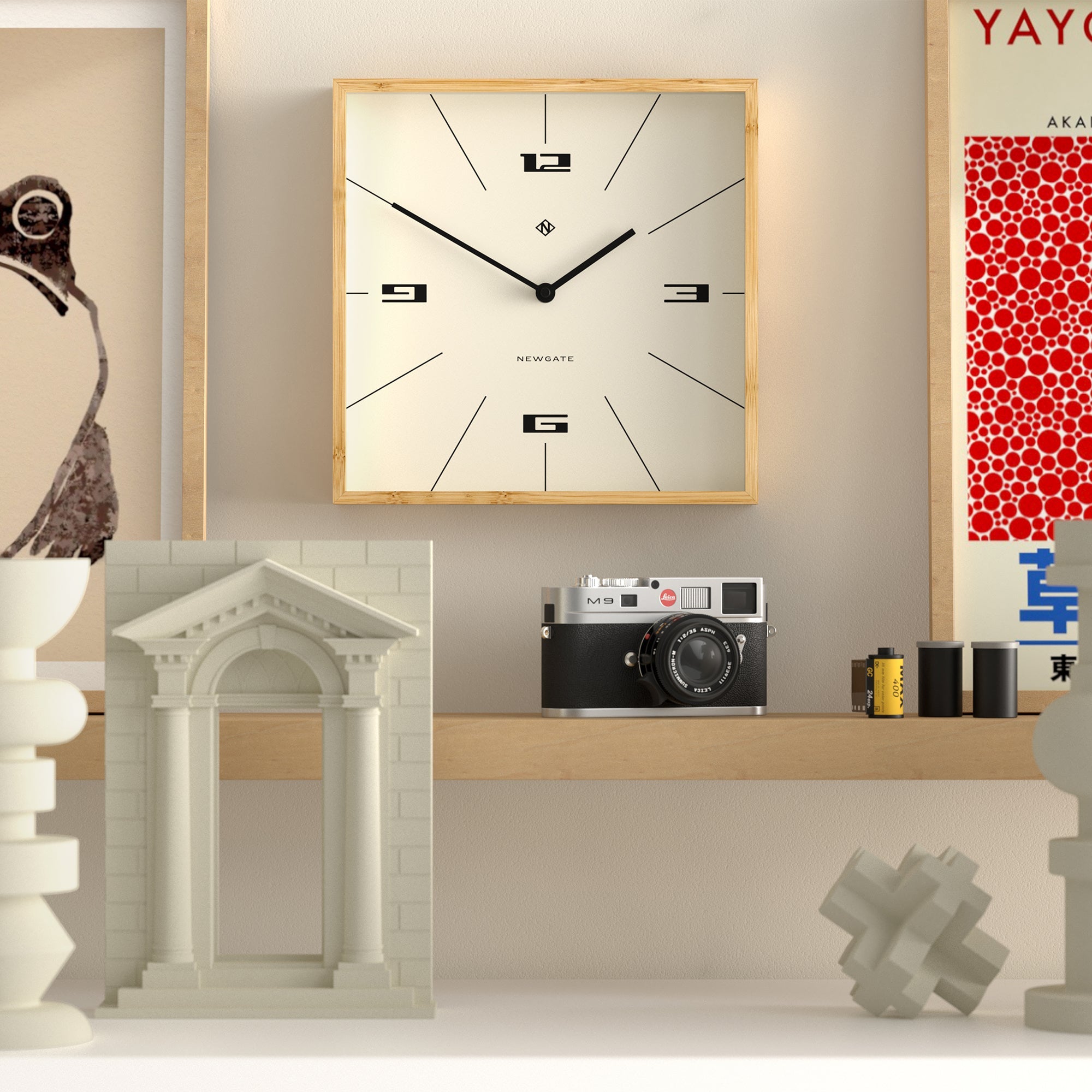 Newgate Fiji Wall Clock - Hovercraft Dial-Home & Garden > Decor-PEROZ Accessories