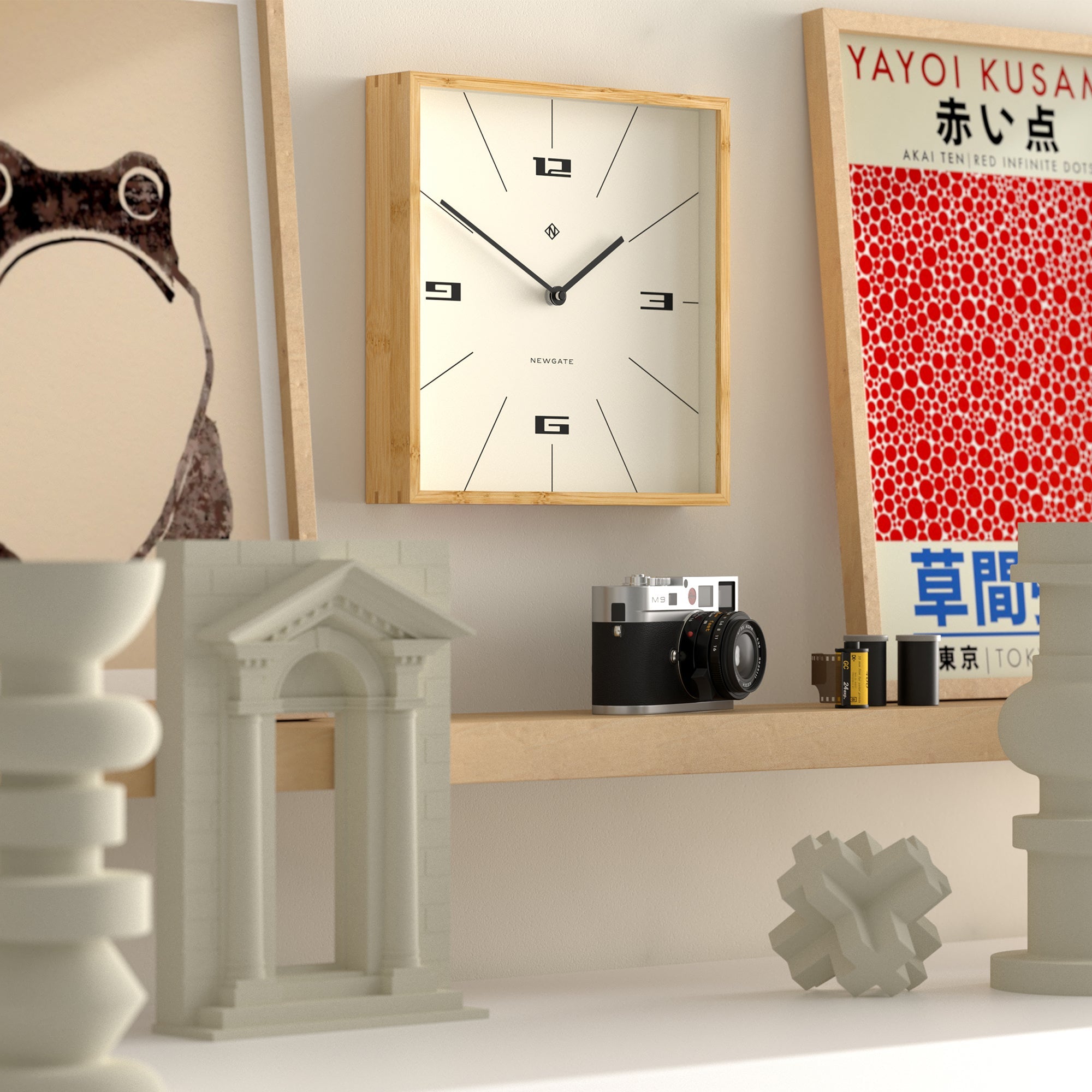 Newgate Fiji Wall Clock - Hovercraft Dial-Home & Garden > Decor-PEROZ Accessories