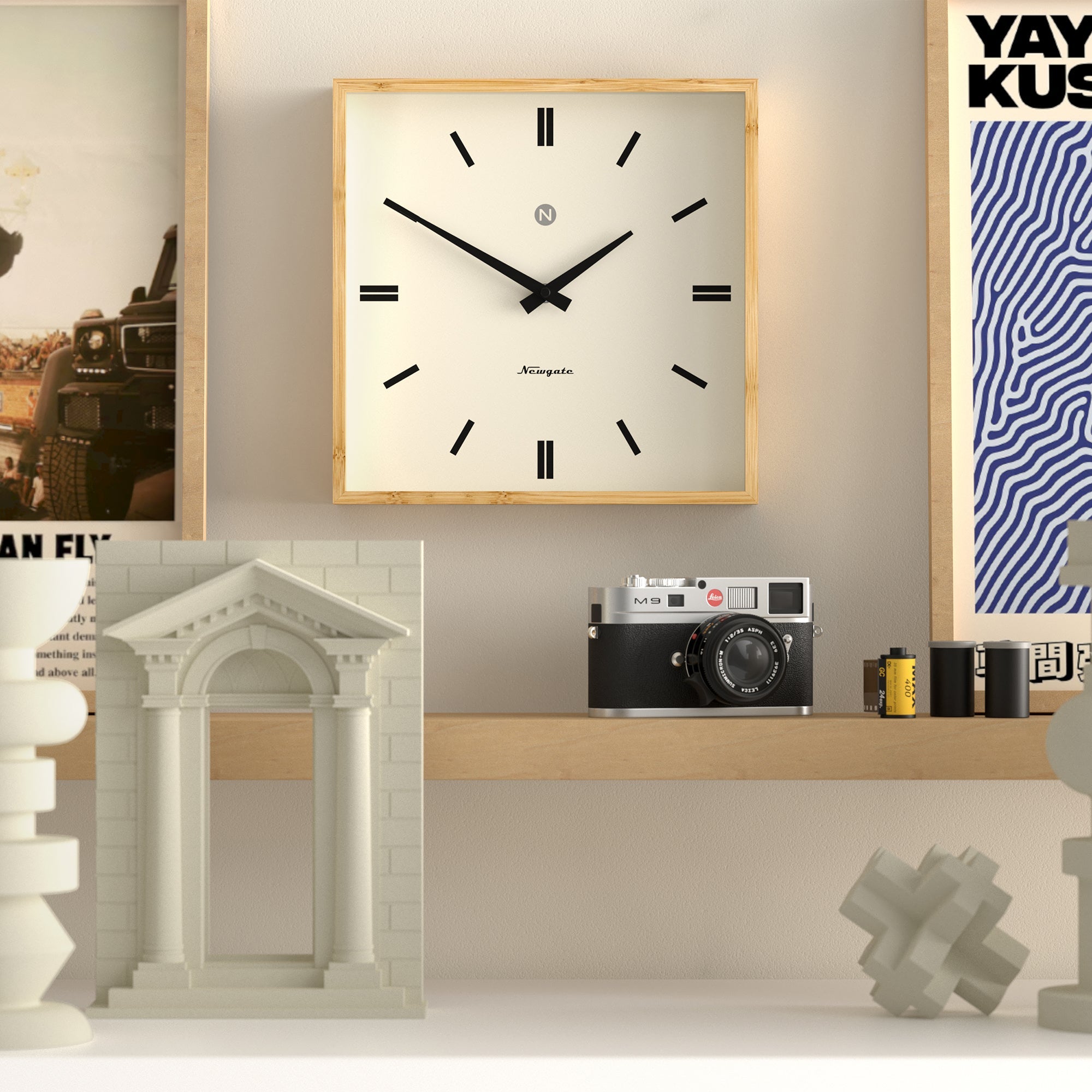 Newgate Fiji Wall Clock - Moped Dial-Home & Garden > Decor-PEROZ Accessories