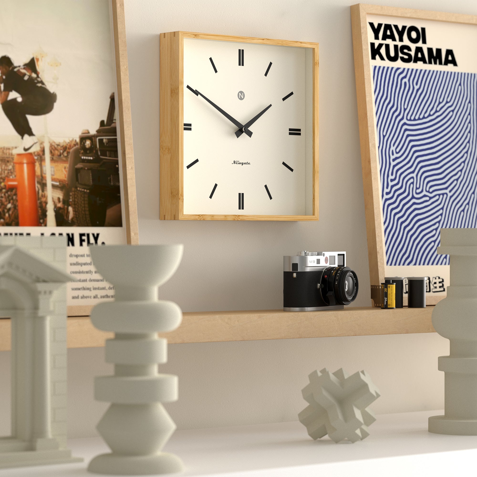 Newgate Fiji Wall Clock - Moped Dial-Home & Garden > Decor-PEROZ Accessories