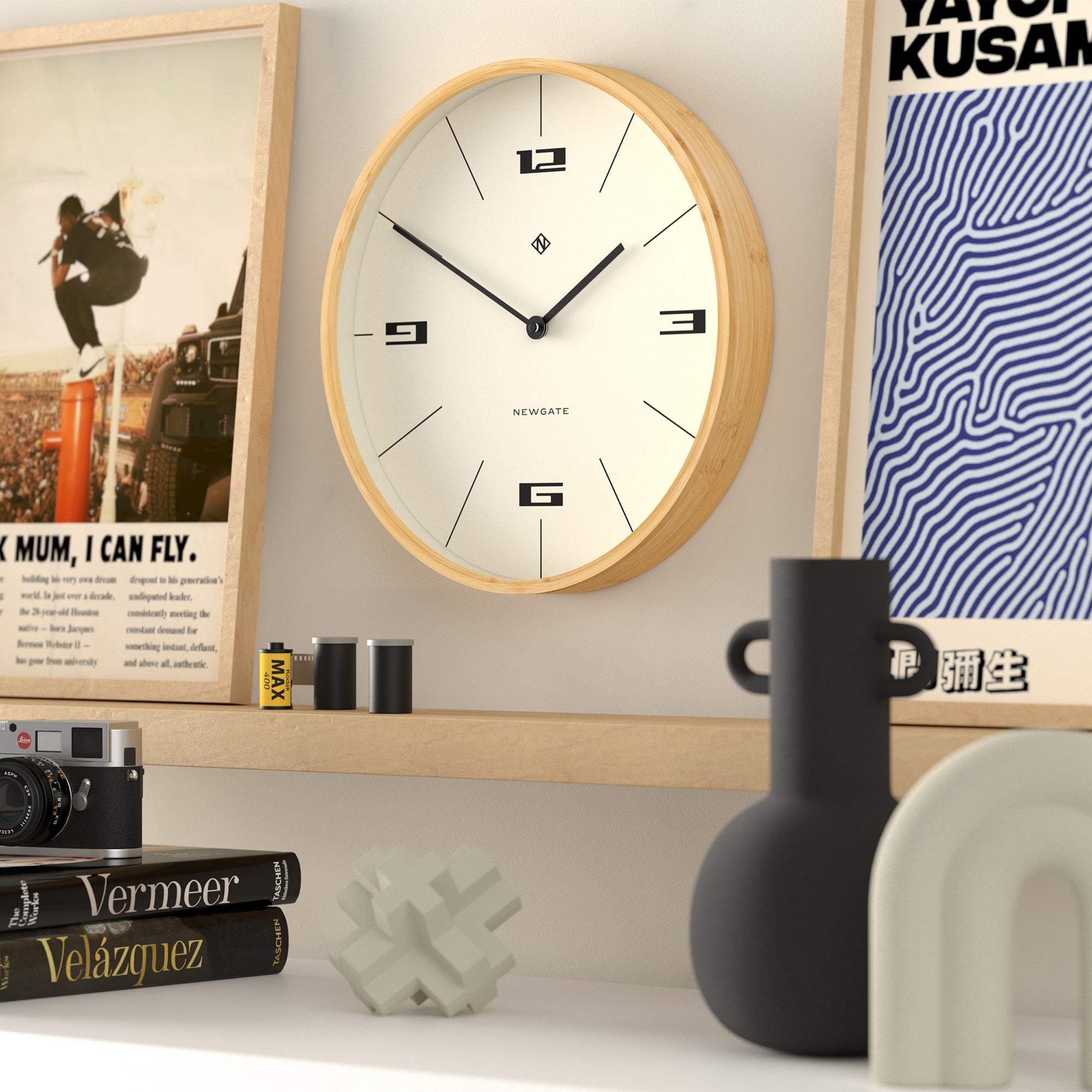 Newgate Mauritius Wall Clock - Hovercraft Dial-Home & Garden > Decor-PEROZ Accessories