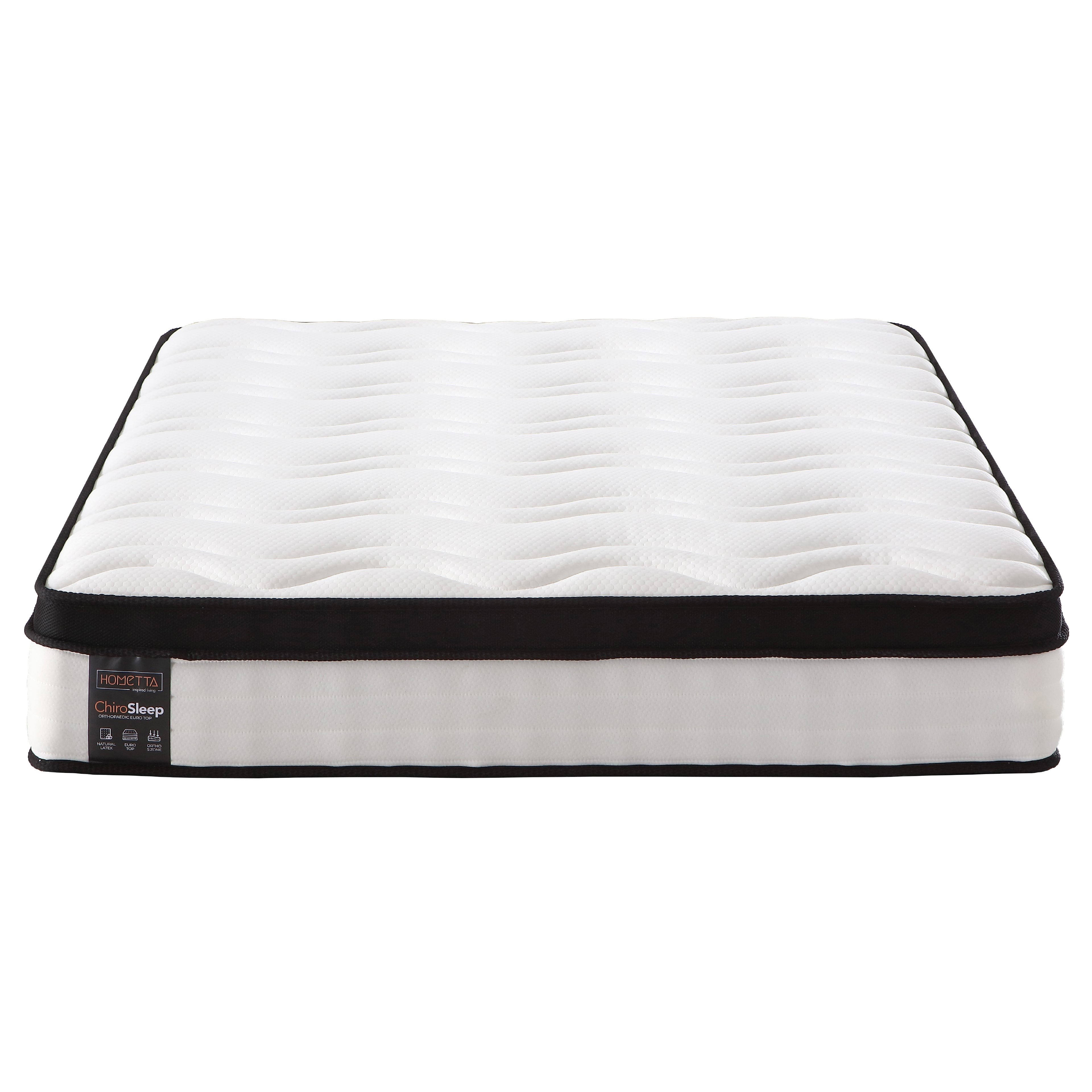 ChiroSleep Orthopaedic Euro Top Pocket Spring King Mattress-Furniture > Mattresses > King Size Mattress-PEROZ Accessories