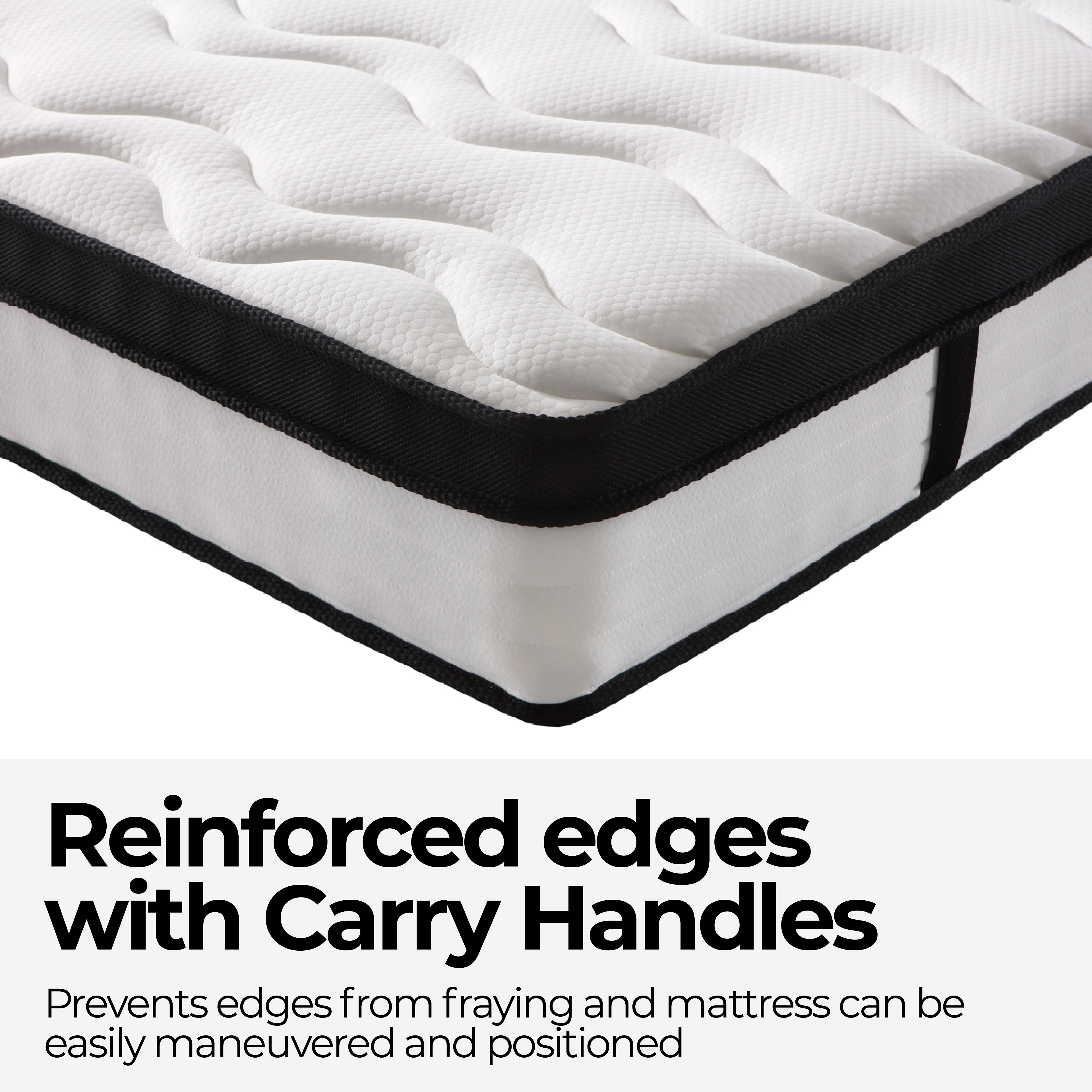 ChiroSleep Orthopaedic Euro Top Pocket Spring Queen Mattress-Furniture > Mattresses > Queen Mattress-PEROZ Accessories