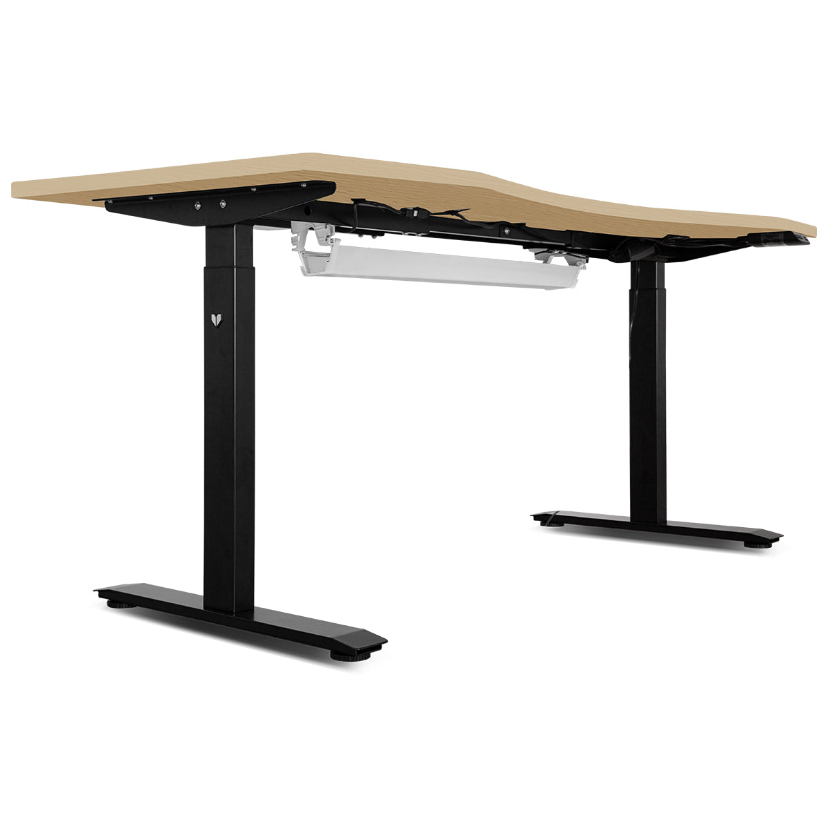WalkingPad C2 Treadmill + ErgoDesk Automatic Standing Desk 1800mm in Oak/Black + Cable Management Tray-Walking Pad-PEROZ Accessories