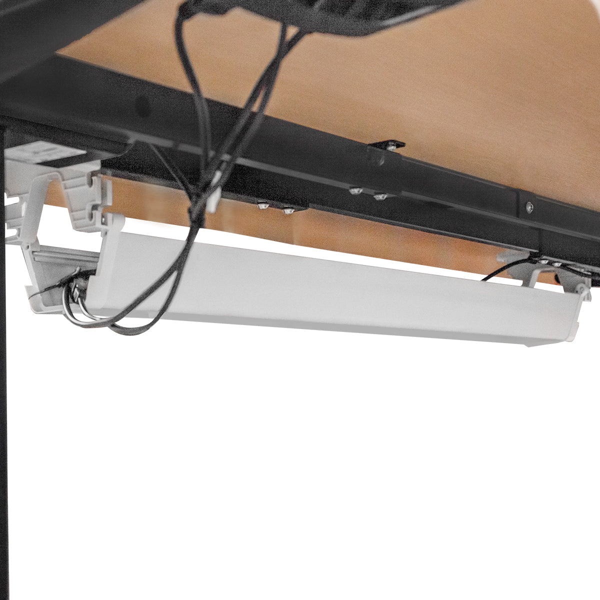 WalkingPad C2 Treadmill + ErgoDesk Automatic Standing Desk 1800mm in Oak/Black + Cable Management Tray-Walking Pad-PEROZ Accessories