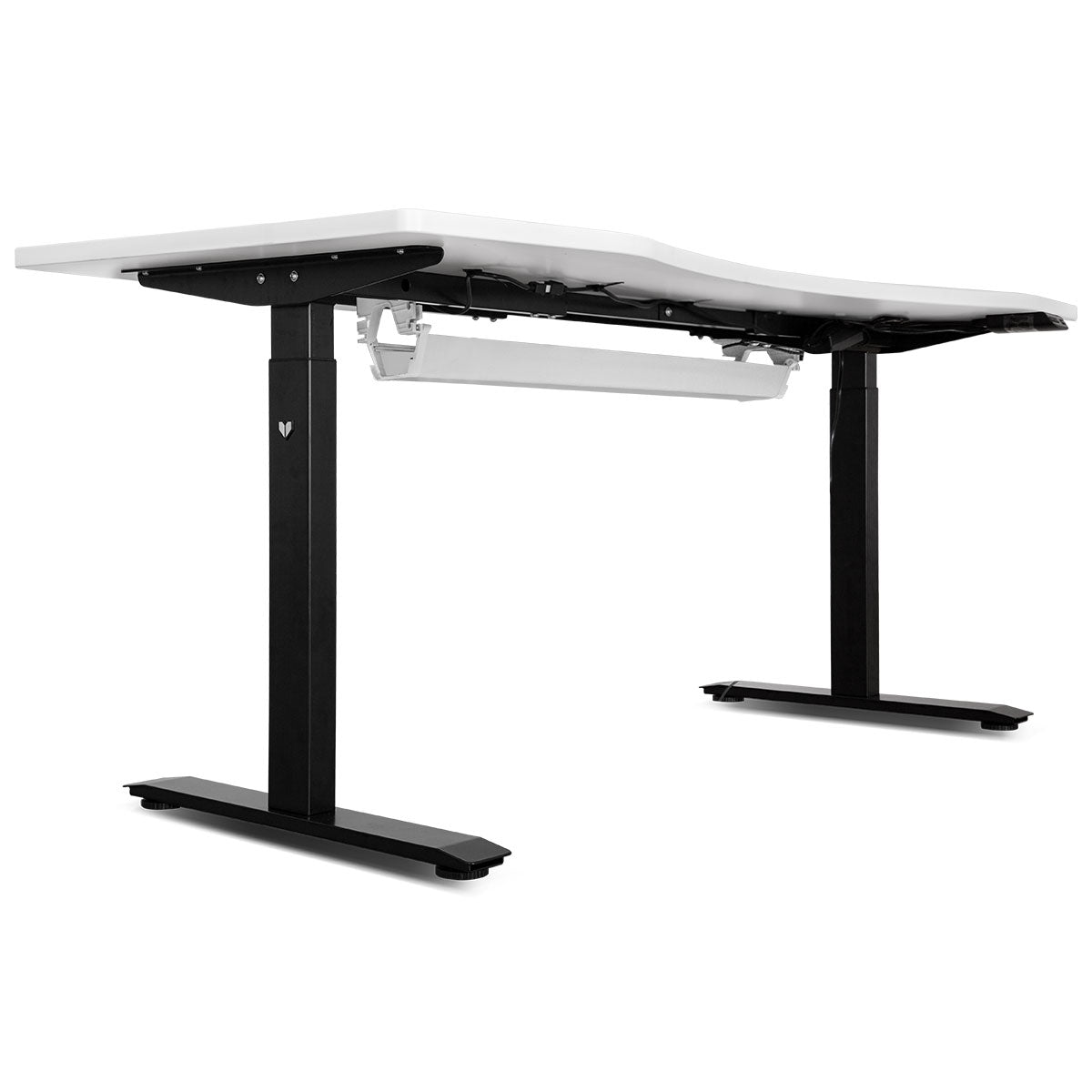 WalkingPad MC21 with Dual Motor Automatic Standing Desk 180cm in White/Black and Cable Management-Walking Pad-PEROZ Accessories