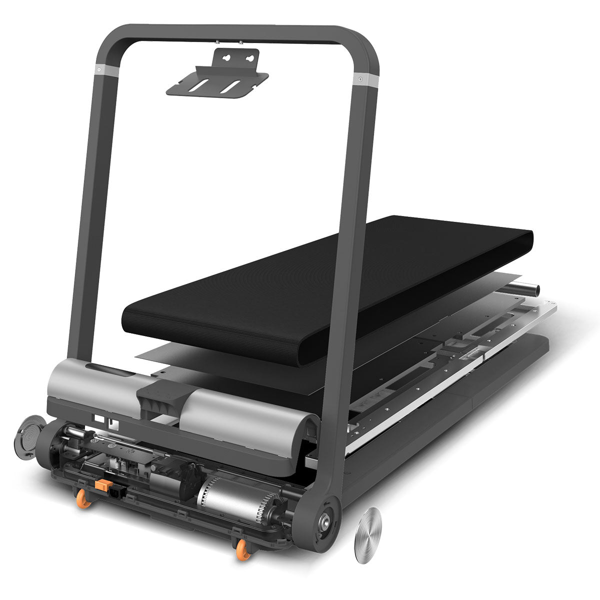 WalkingPad MC21 with Dual Motor Automatic Standing Desk 180cm in White/Black and Cable Management-Walking Pad-PEROZ Accessories