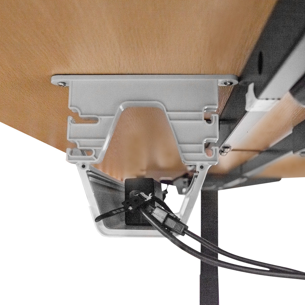 WalkingPad MC21 with Dual Motor Automatic Standing Desk 150cm in Oak and Cable Management-Walking Pad-PEROZ Accessories