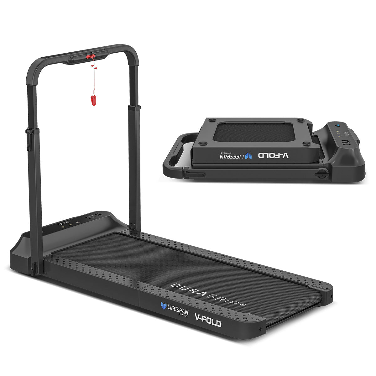Lifespan Fitness V-FOLD Treadmill with SmartStride-Sports & Fitness > Fitness Accessories-PEROZ Accessories