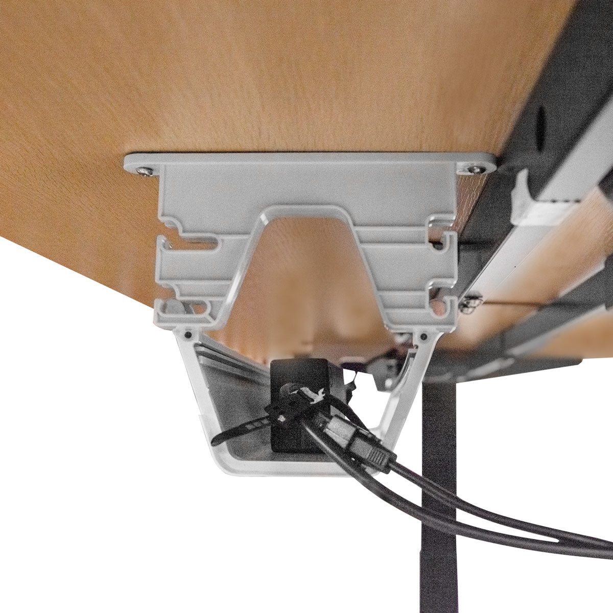 LSG Pacer M5 with Dual Motor Automatic Standing Desk 150cm in Oak/Black and Cable Management-Walking Pad-PEROZ Accessories