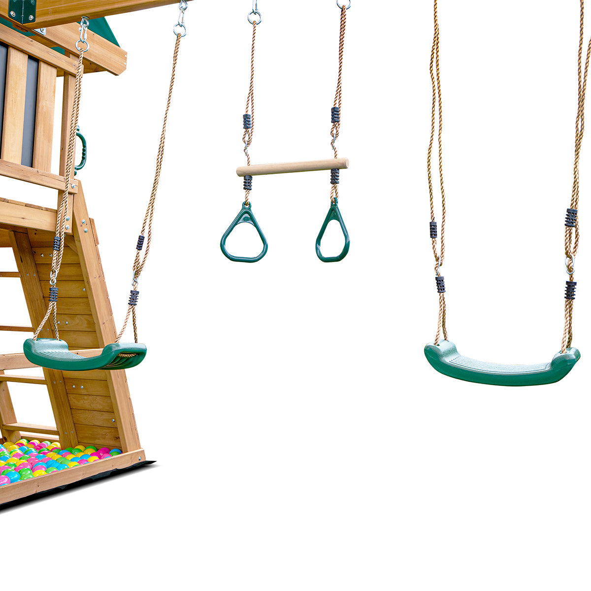 Lifespan Kids Birmingham Swing Set & Play Centre with 2.2m Slide (White)-Baby & Kids > Baby & Kid&