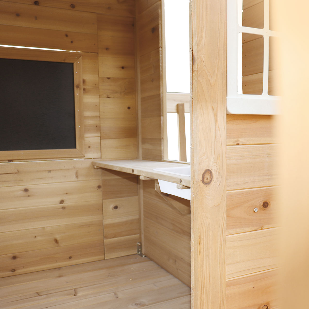 Lifespan Kids Silverton Cubby House with 1.8m Slide (Blue)-Baby & Kids > Baby & Kid&