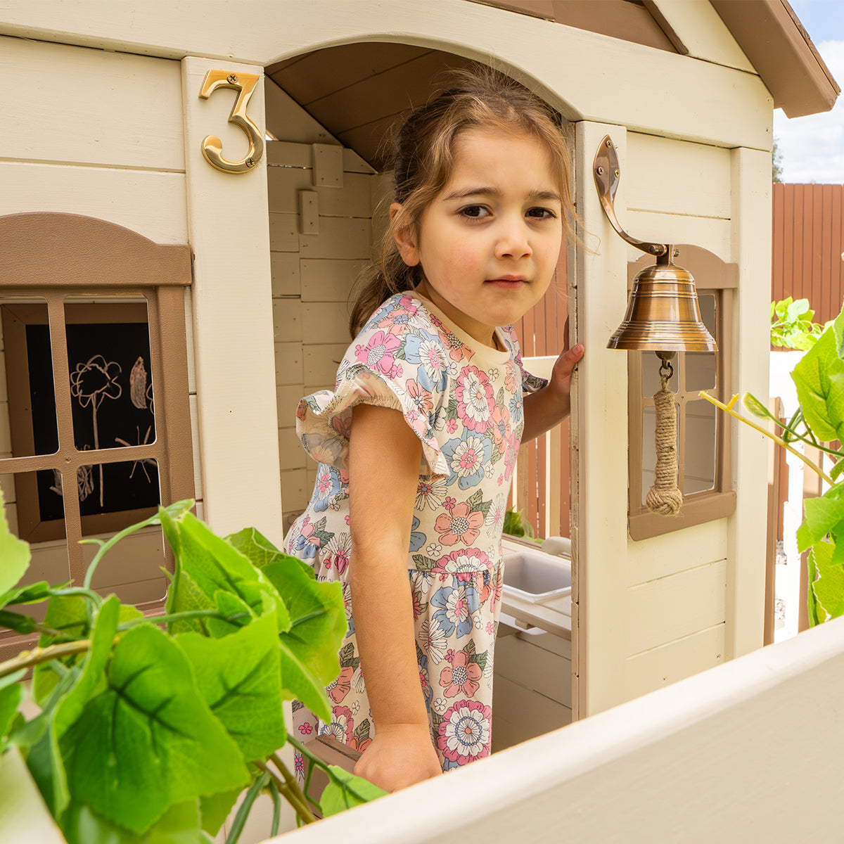 Lifespan Kids Silverton Cubby House with 1.8m Slide (Green)-Baby & Kids > Baby & Kid&