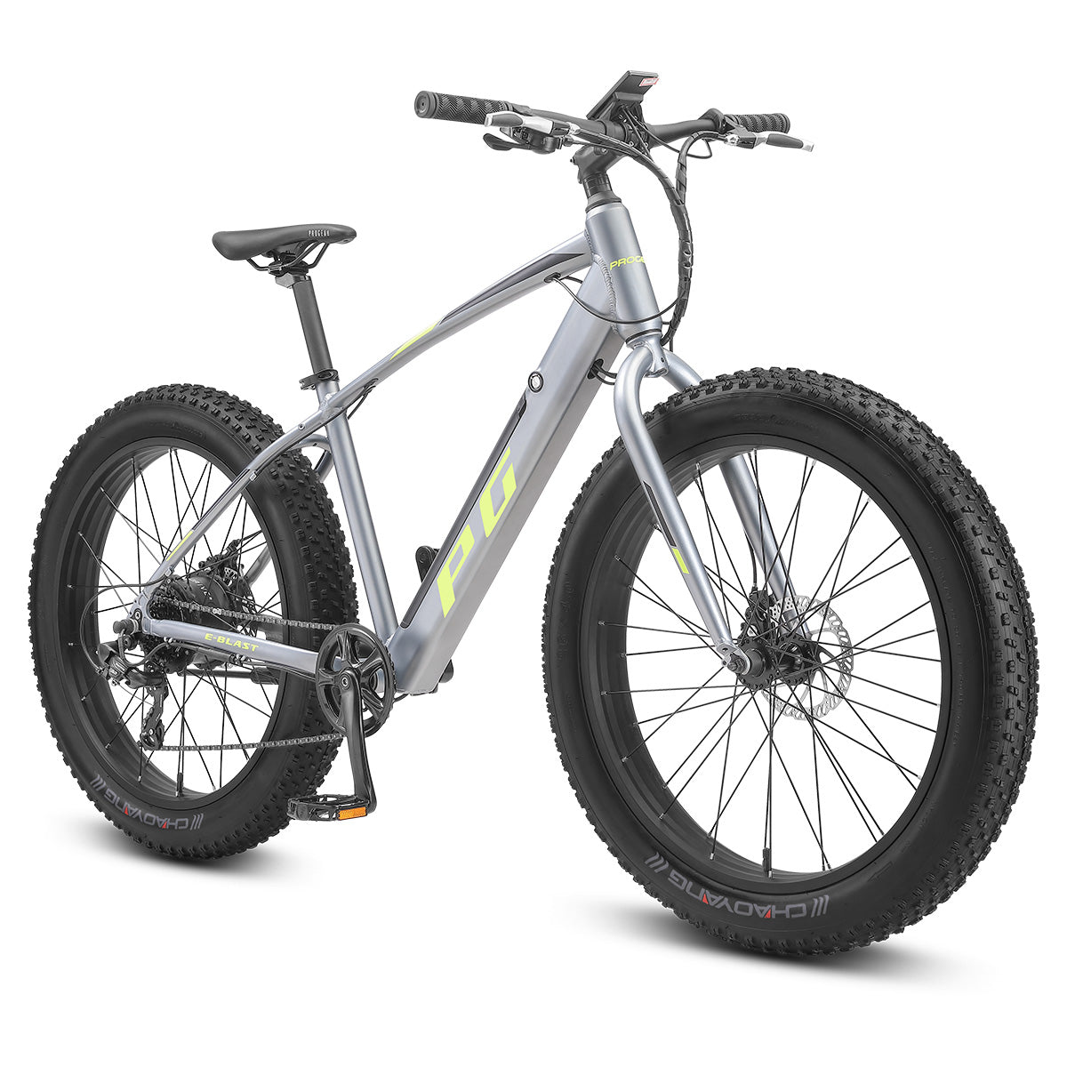 Progear Bikes E-Blast Fat Tyre E-Bike 26*18" in Slate-Sports & Fitness > Bikes & Accessories-PEROZ Accessories