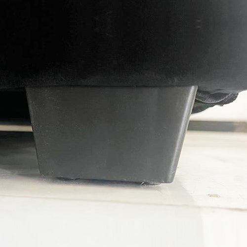 Roman Bed Frame Double Size Black Velvet Fabric with Gas Lift plywood metal structure-Furniture > Bedroom > Beds & Bed Frames-PEROZ Accessories