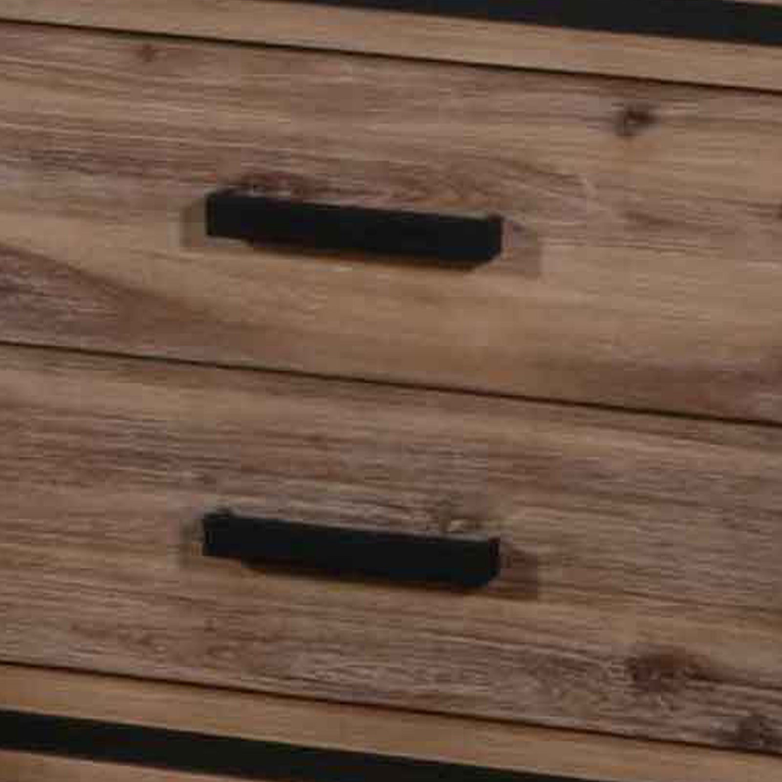 Bedside Table 2 drawer Night Stand with Solid Acacia Storage in Sliver Brush Colour-Furniture > Bedroom-PEROZ Accessories