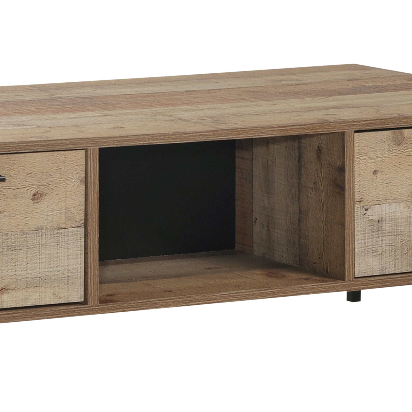 Coffee Table 2 Drawers Particle Board Storage in Oak Colour-Furniture > Bedroom > Dressers-PEROZ Accessories
