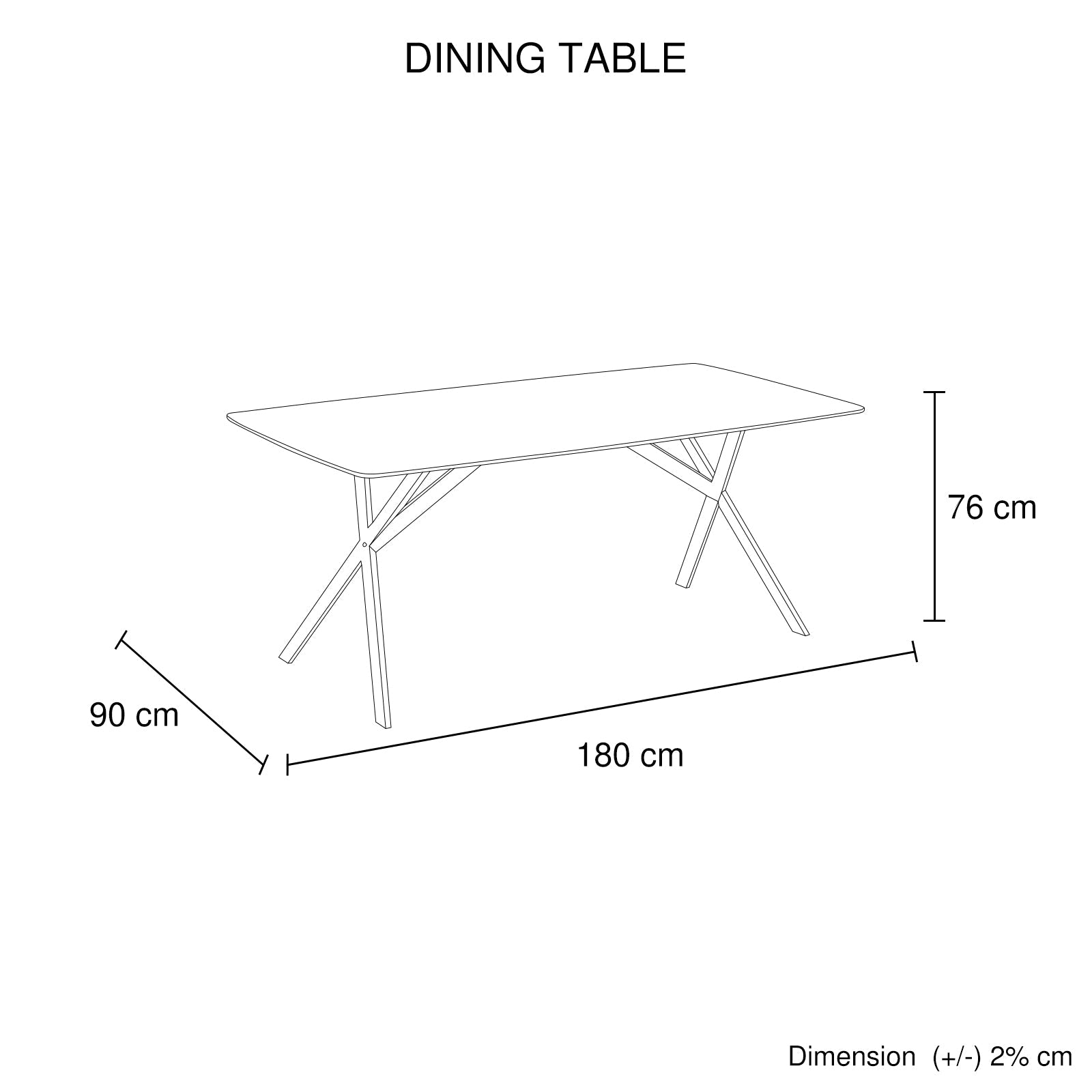 Dining Table Rectangular Shape White Sintered Stone Top Powder Coated Iron Legs-Furniture > Dining > Dining Tables-PEROZ Accessories