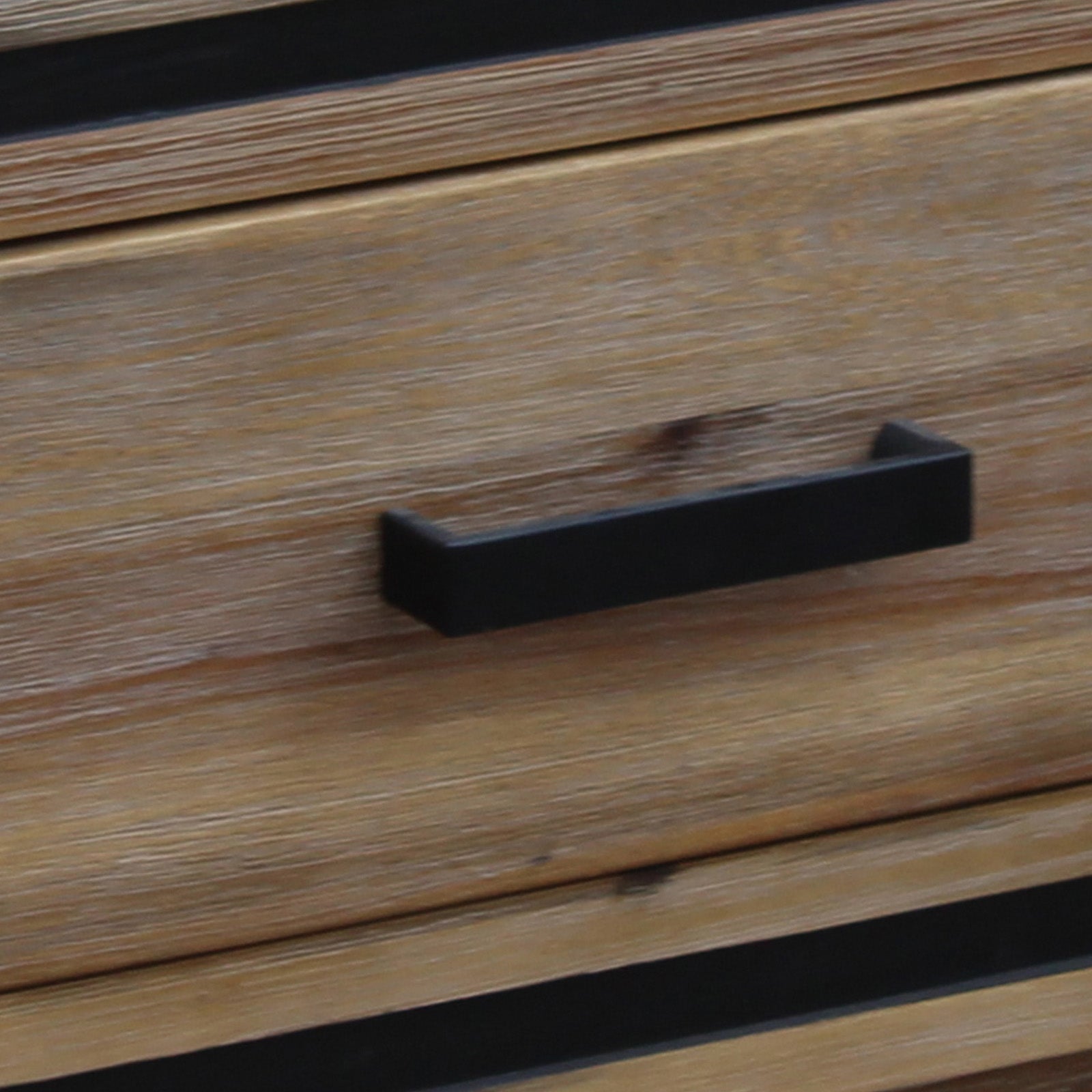 Lamp Table with 1 Storage Drawer Solid Wooden Frame in Silver Brush Colour-Furniture > Living Room-PEROZ Accessories