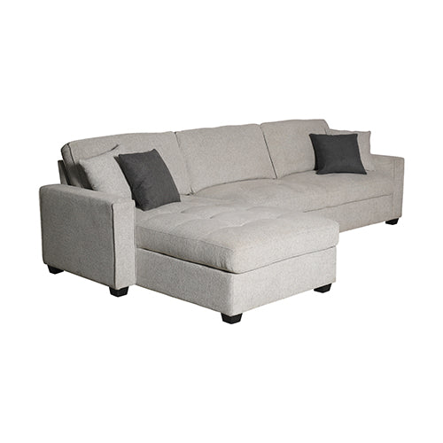 Milano Corner Sofa Chaise Polyester Fabric Multilayer Two Pillows Attached Individual Pocket Spring-Furniture > Bar Stools & Chairs > Arm Chairs & Recliners-PEROZ Accessories
