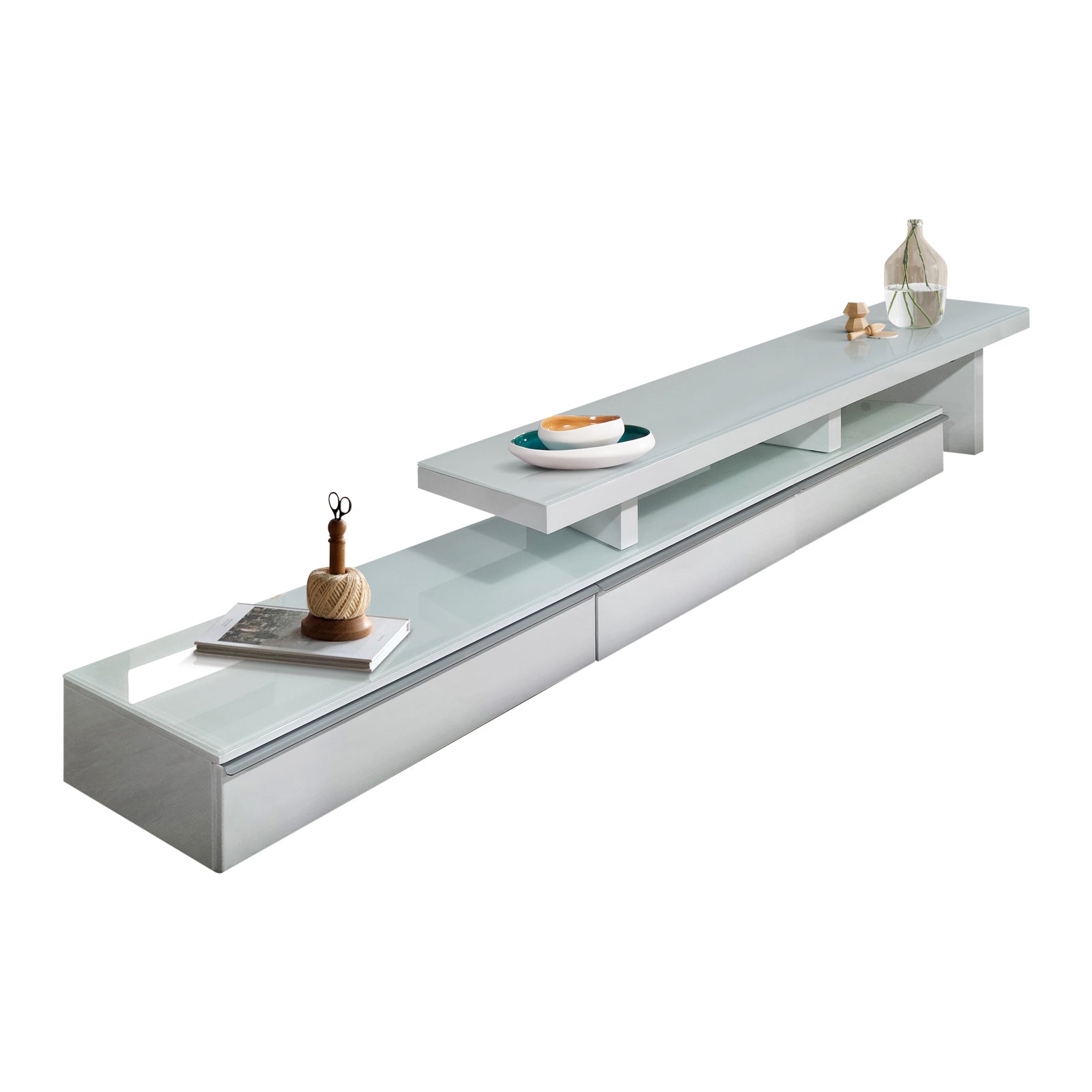 Marlin Tv Unit White-Furniture > Living Room-PEROZ Accessories