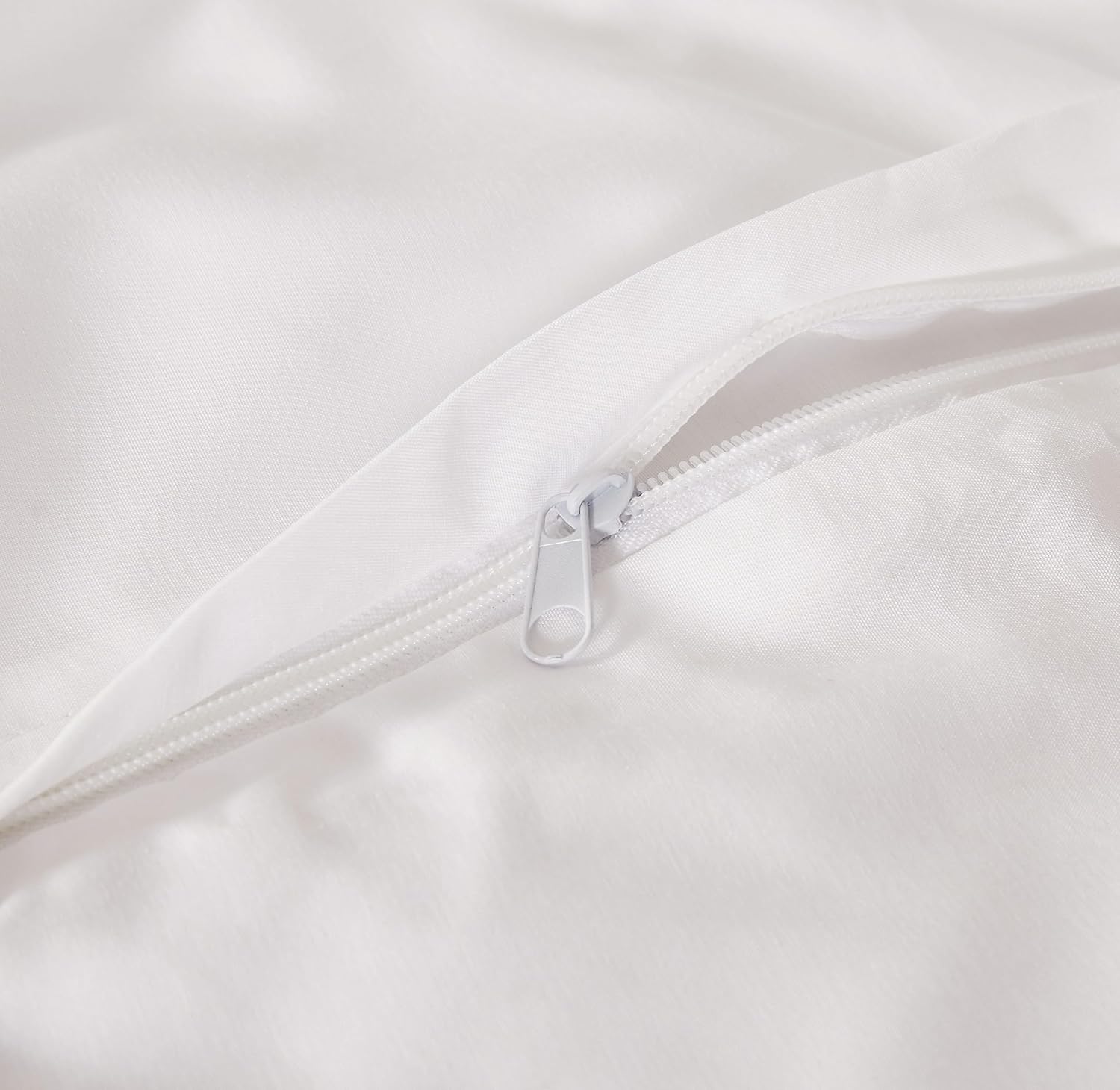 Bamboo Microfibre Quilt Cover Set - White - Single-Home & Garden > Bedding > Quilts & Duvets-PEROZ Accessories