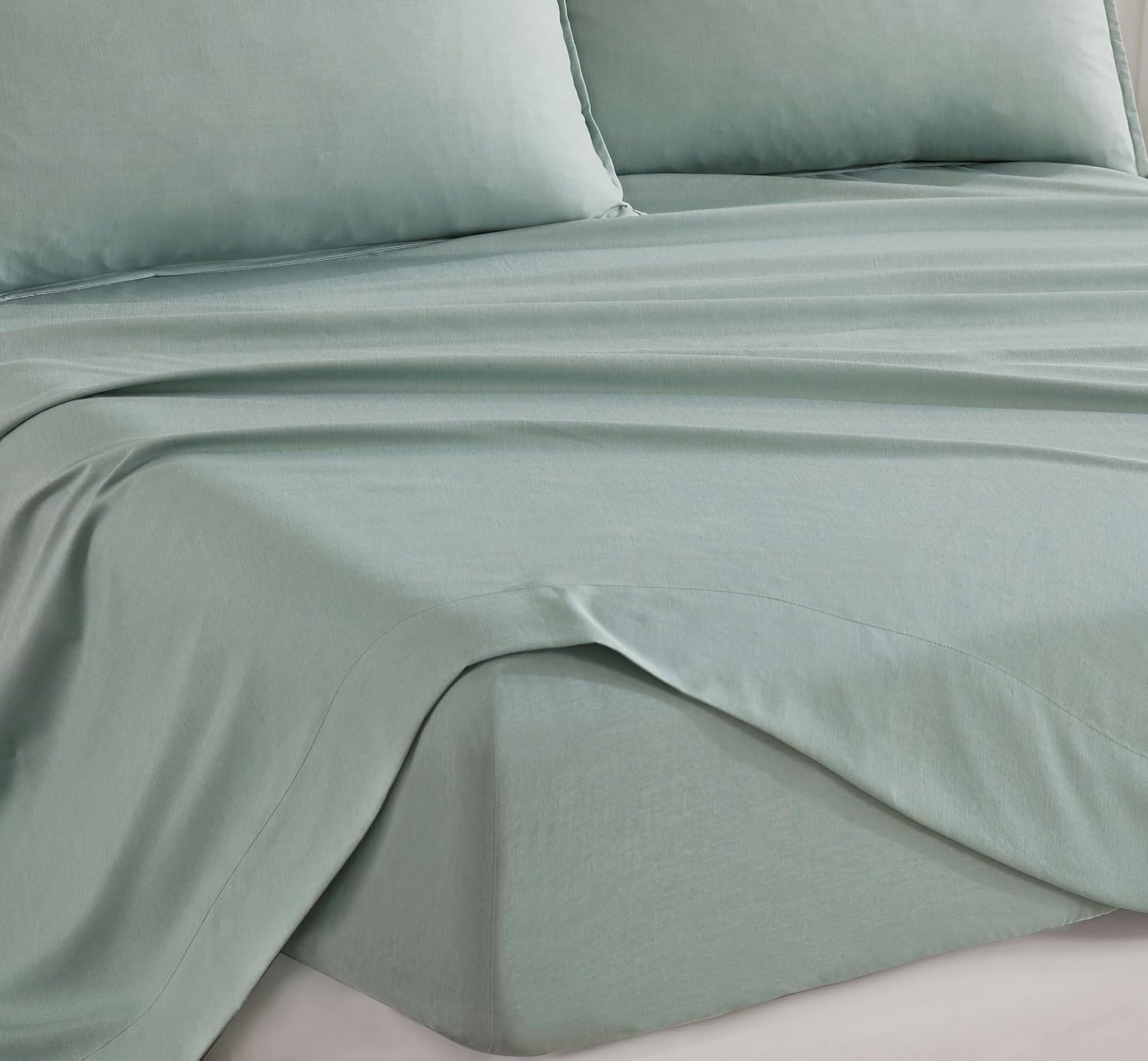 Bamboo Microfibre Sheet Set - Sage Green - Single-Home & Garden > Bedding > Bed Sheets-PEROZ Accessories