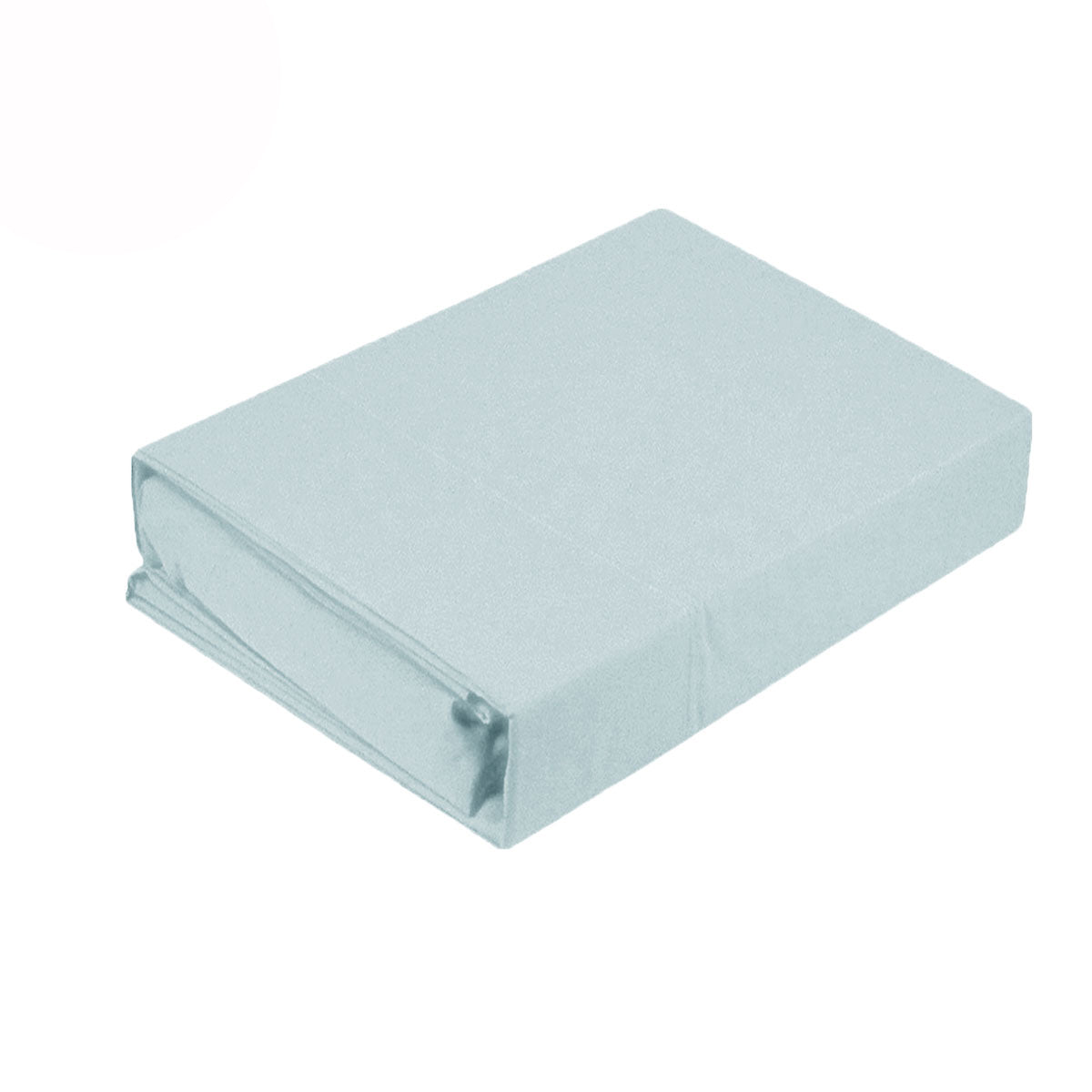 Kingtex 250TC 100% Cotton Percale Sheet Set Ice Blue Single-Home & Garden > Bedding > Bed Sheets-PEROZ Accessories