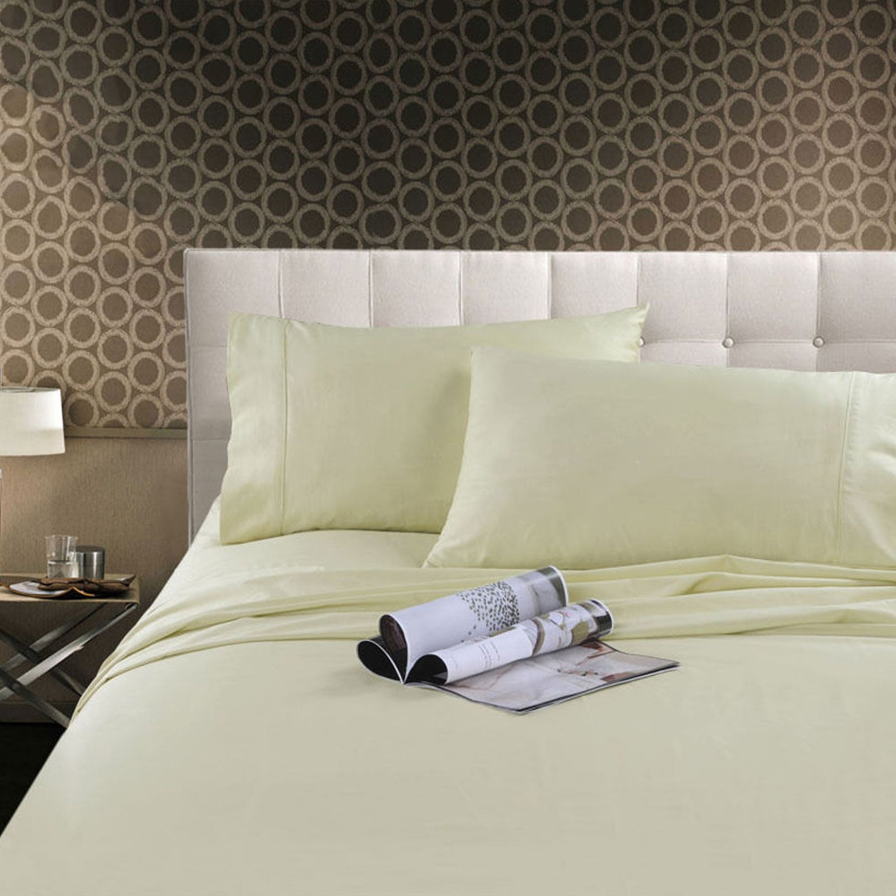 Kingtex 300TC Cotton Sheet Set Cream Single-Home & Garden > Bedding > Bed Sheets-PEROZ Accessories