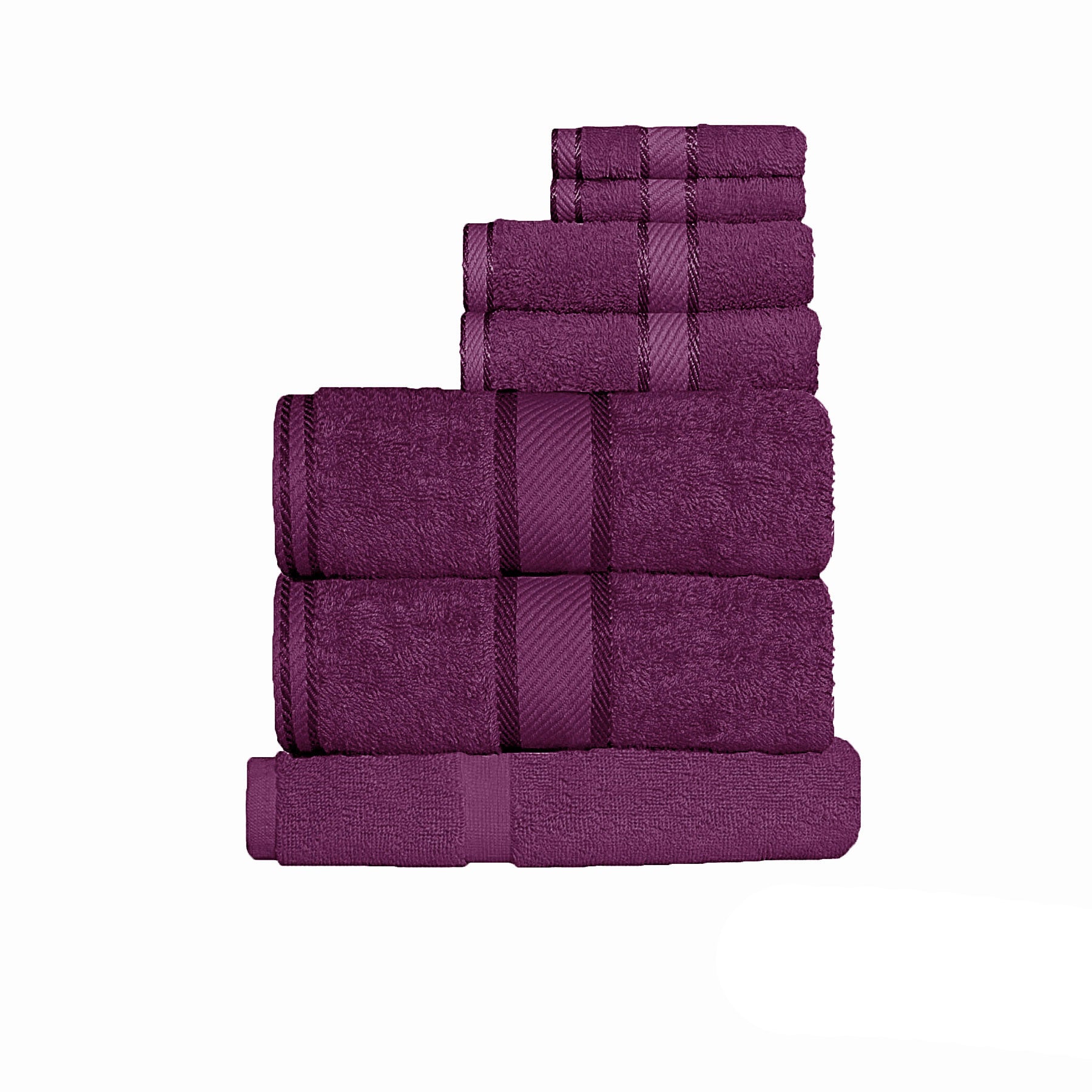Kingtex 550gsm Cotton 7 Pce Towel Set Shiraz-Home & Garden > Kitchenware > Table Linen & Kitchen Towels-PEROZ Accessories