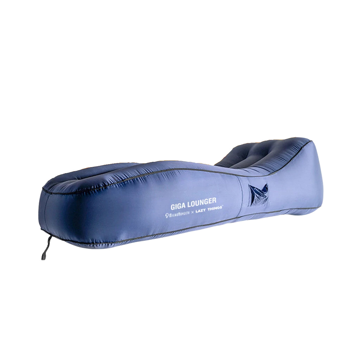 Giga Lounger Lazy Camping Air Bag Sofa Bed for Beach Sleeping Navy blue-Furniture > Bar Stools & Chairs > Arm Chairs & Recliners-PEROZ Accessories
