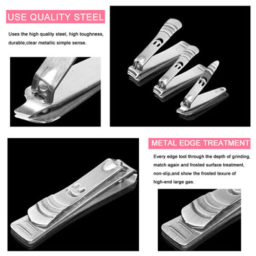 12 Pcs/set Manicure Pedicure Kit Nail Clippers Professional Grooming Kit-Health & Beauty > Personal Care-PEROZ Accessories