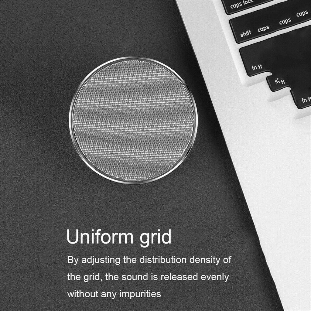 Bluetooth Speakers Portable Wireless Speaker Music Stereo Handsfree Rechargeable (Silver)-Audio & Video > Speakers-PEROZ Accessories