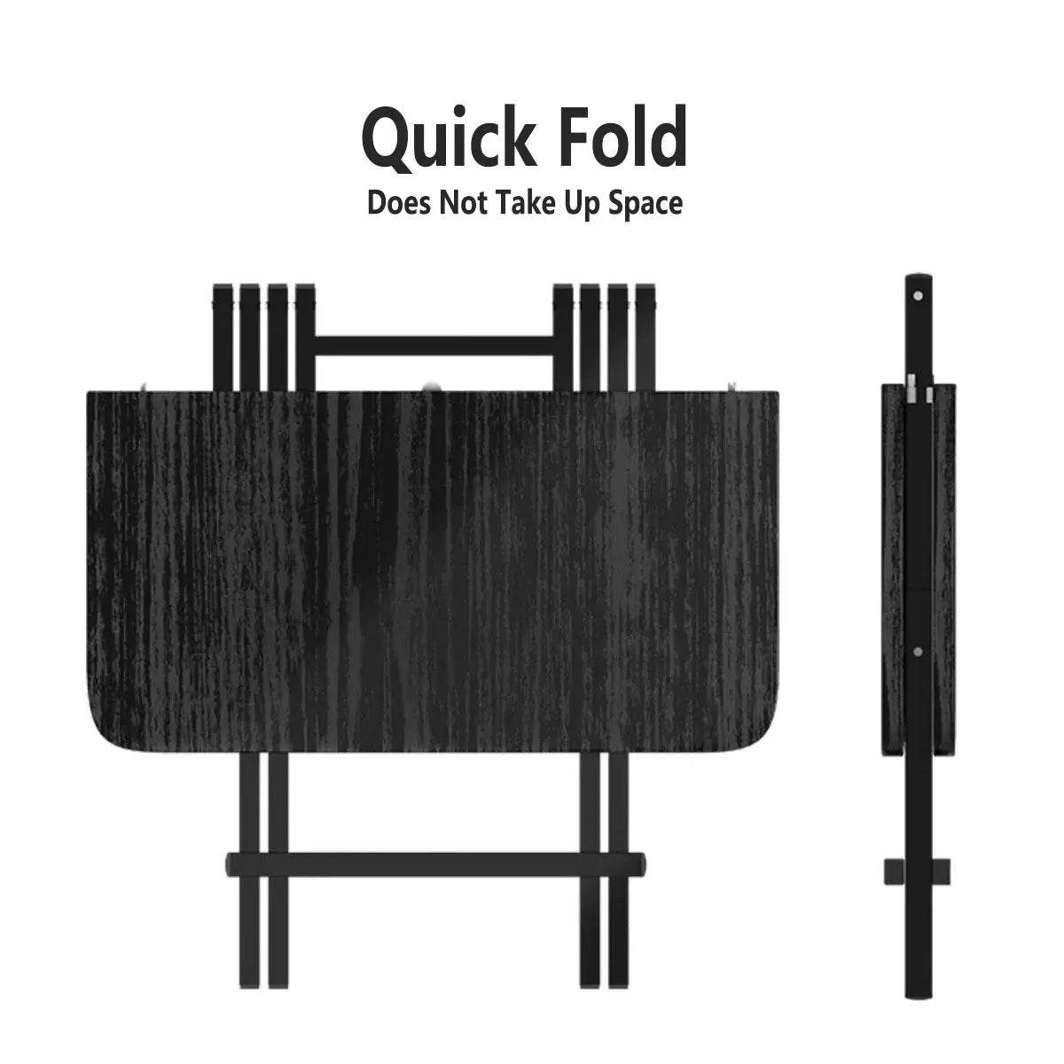 Folding Dining Table Model Portable Simple Household Table Compact Space Saving-Furniture > Dining > Dining Tables-PEROZ Accessories