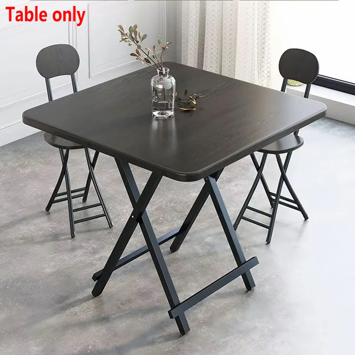 Folding Dining Table Model Portable Simple Household Table Compact Space Saving-Furniture > Dining > Dining Tables-PEROZ Accessories