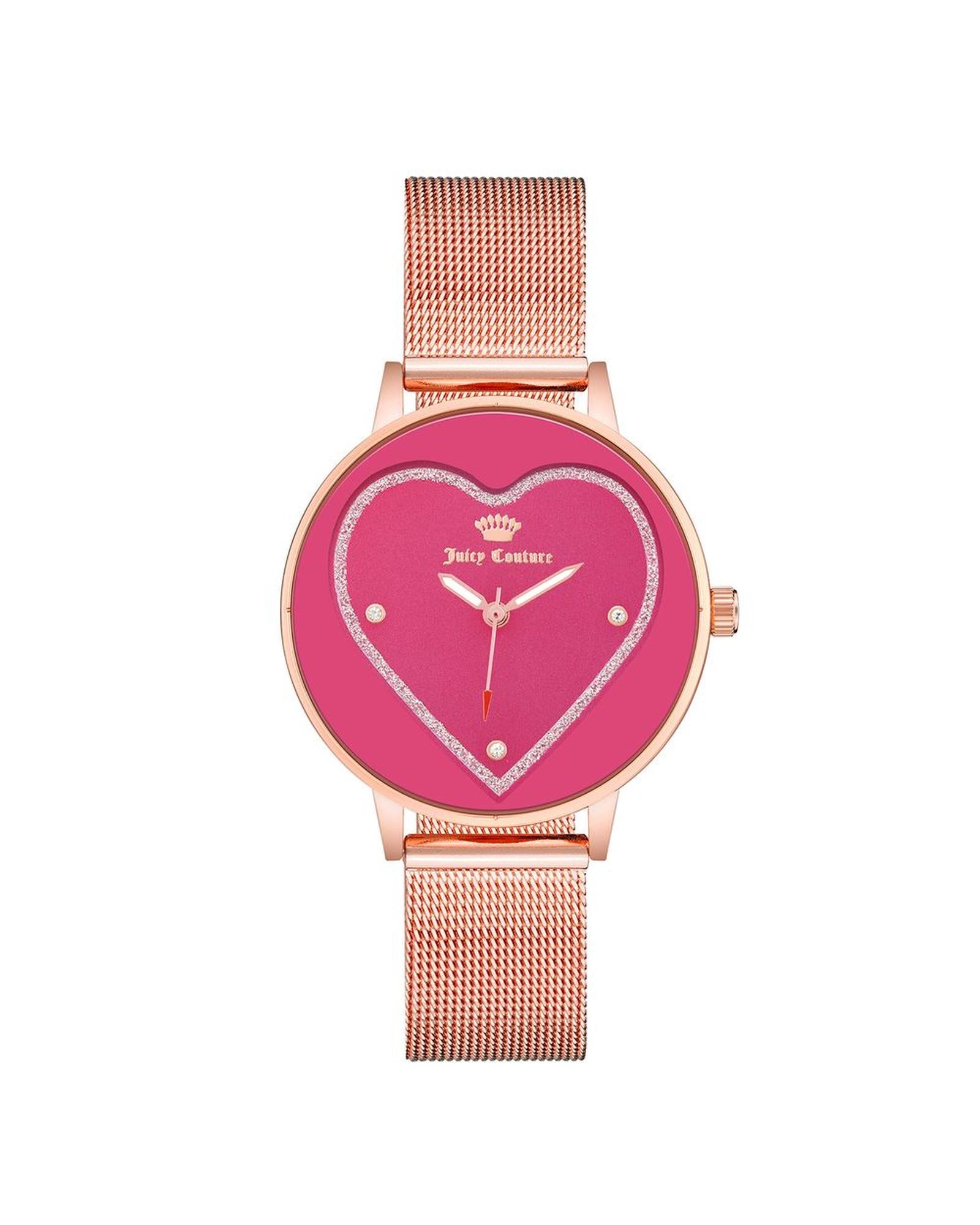 Rose Gold Analog Bangle Watch with Rhine Stone Facing One Size Women-Quartz Watches-PEROZ Accessories