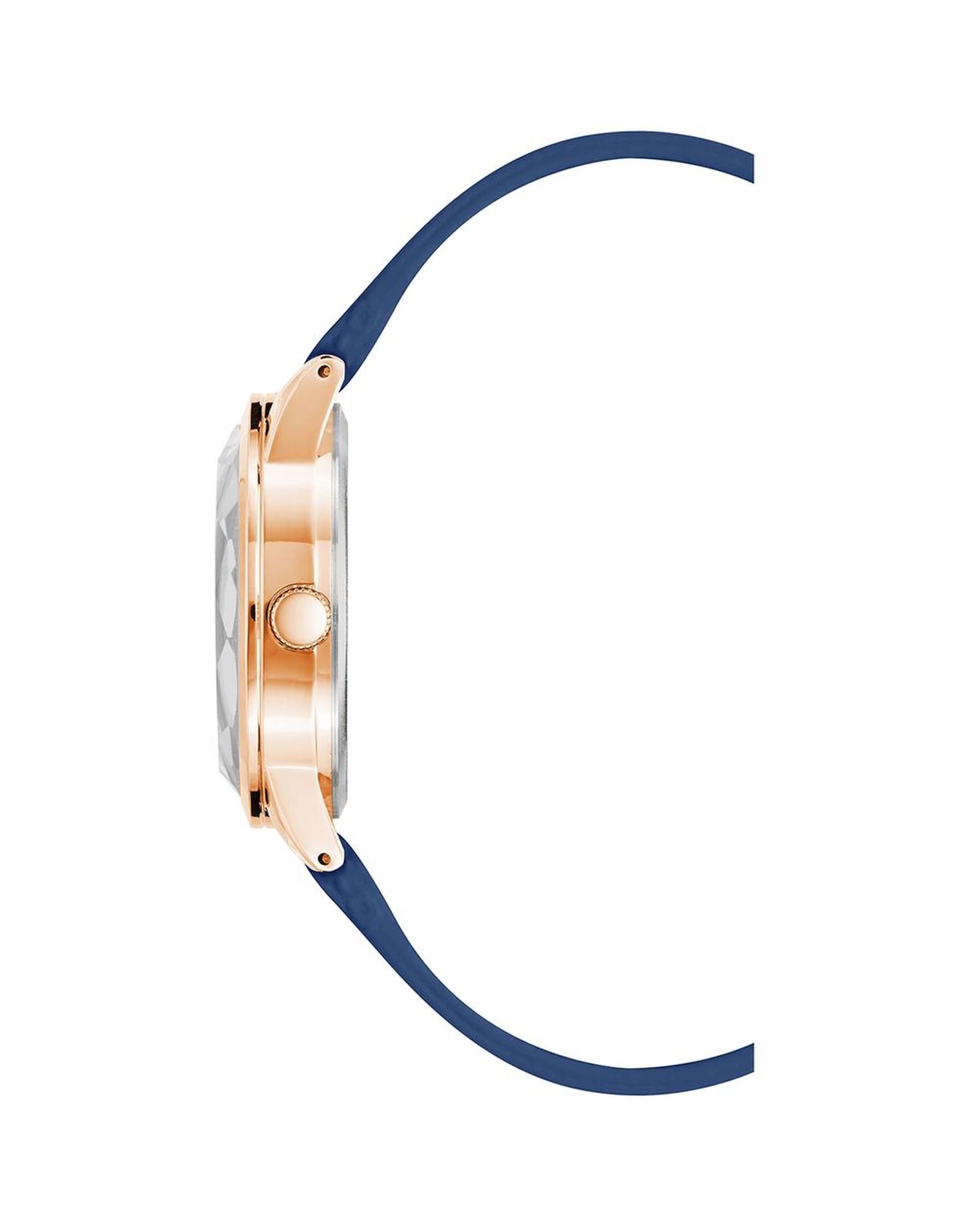 Rose Gold Analog Fashion Watch with Rhinestone Facing One Size Women-Quartz Watches-PEROZ Accessories