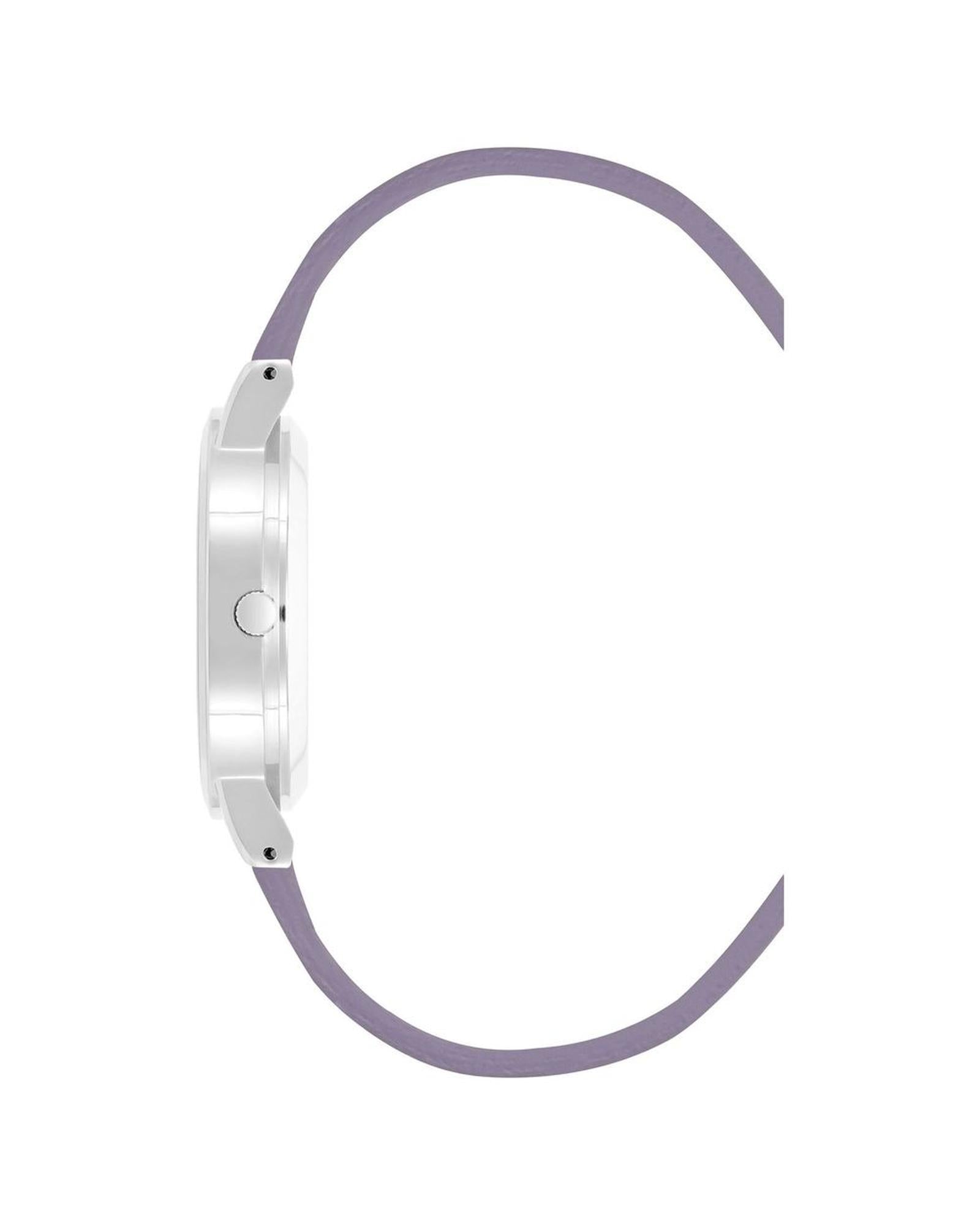 Silver Rhinestone Fashion Watch with Analog Display One Size Women-Quartz Watches-PEROZ Accessories